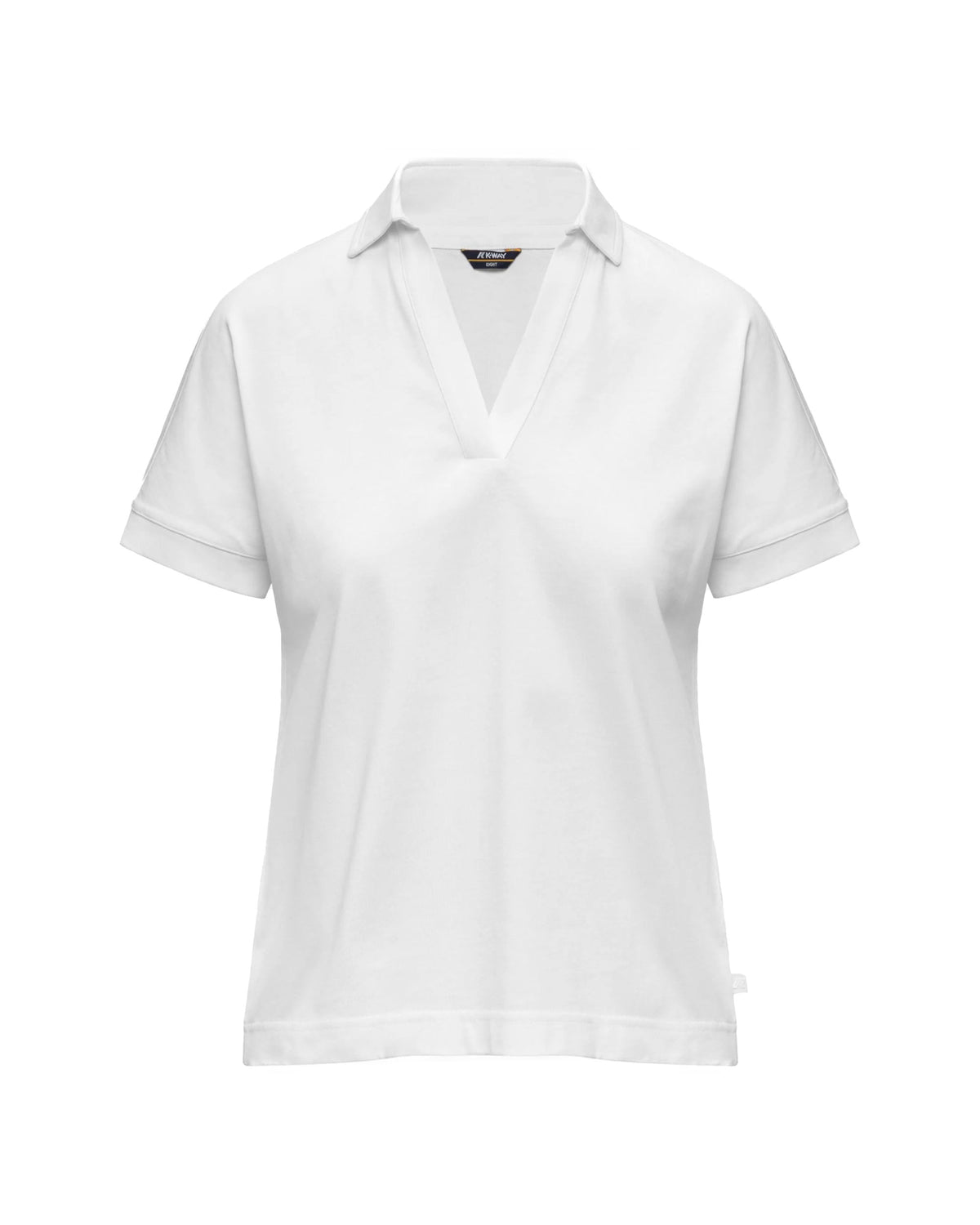 Polo Donna K-Way Iselie Jersey Bianco