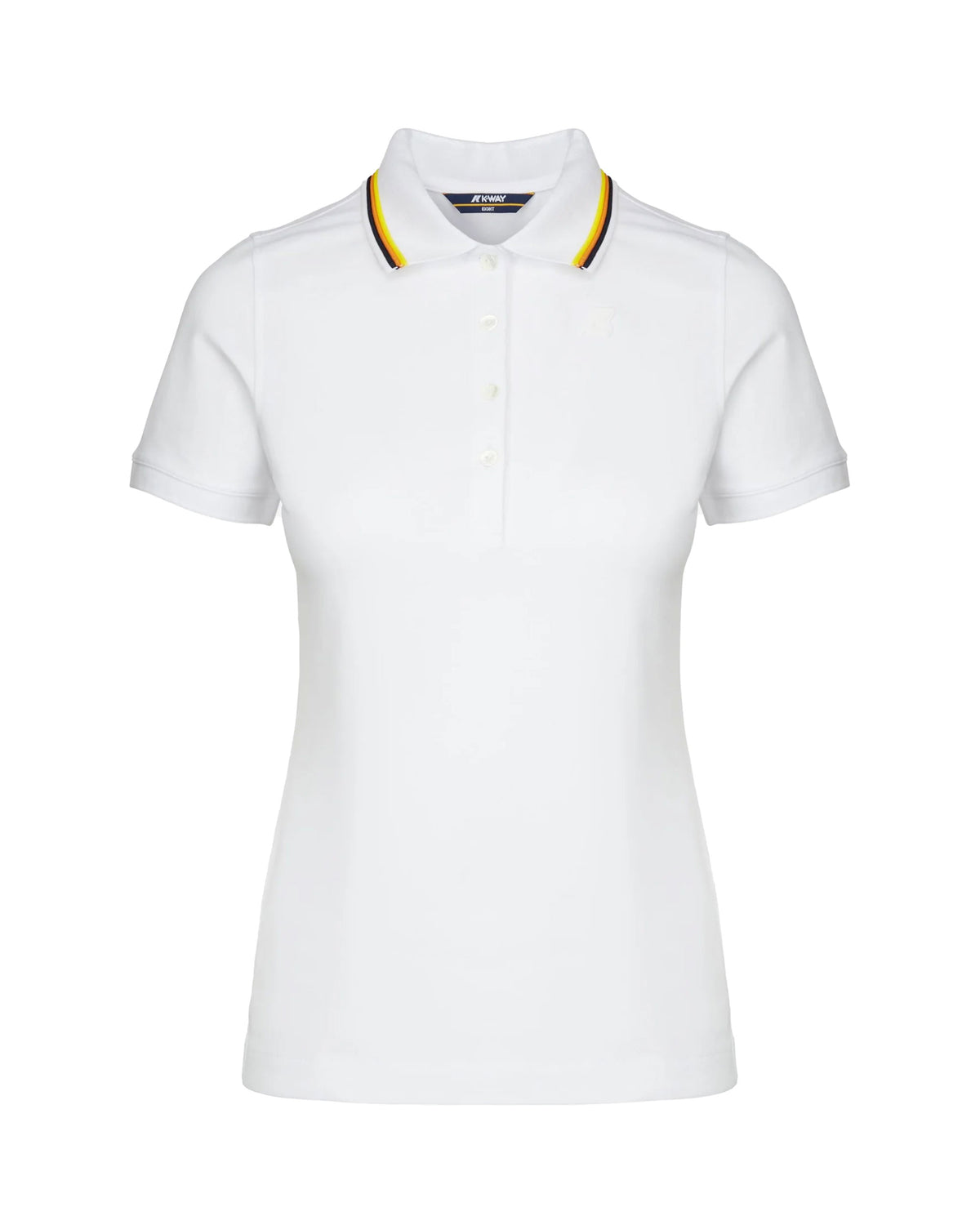 Woman's Polo Shirt K-Way Jeannine White