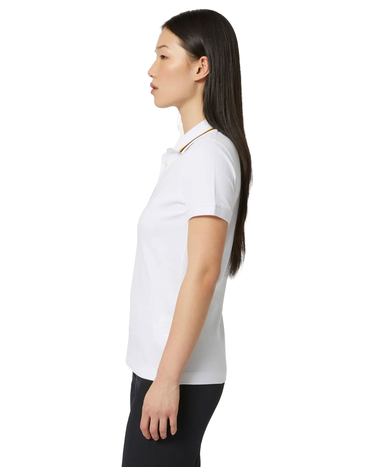 Woman's Polo Shirt K-Way Jeannine White