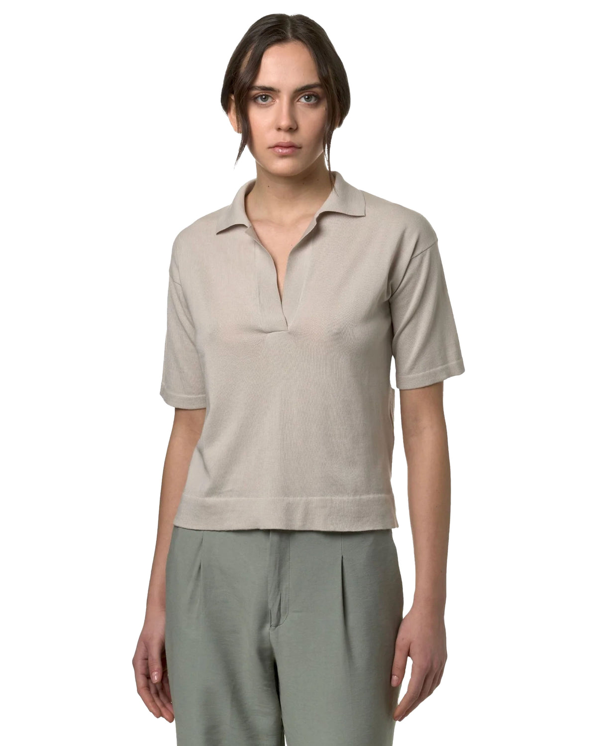 Polo Donna K-Way Marlhes Beige