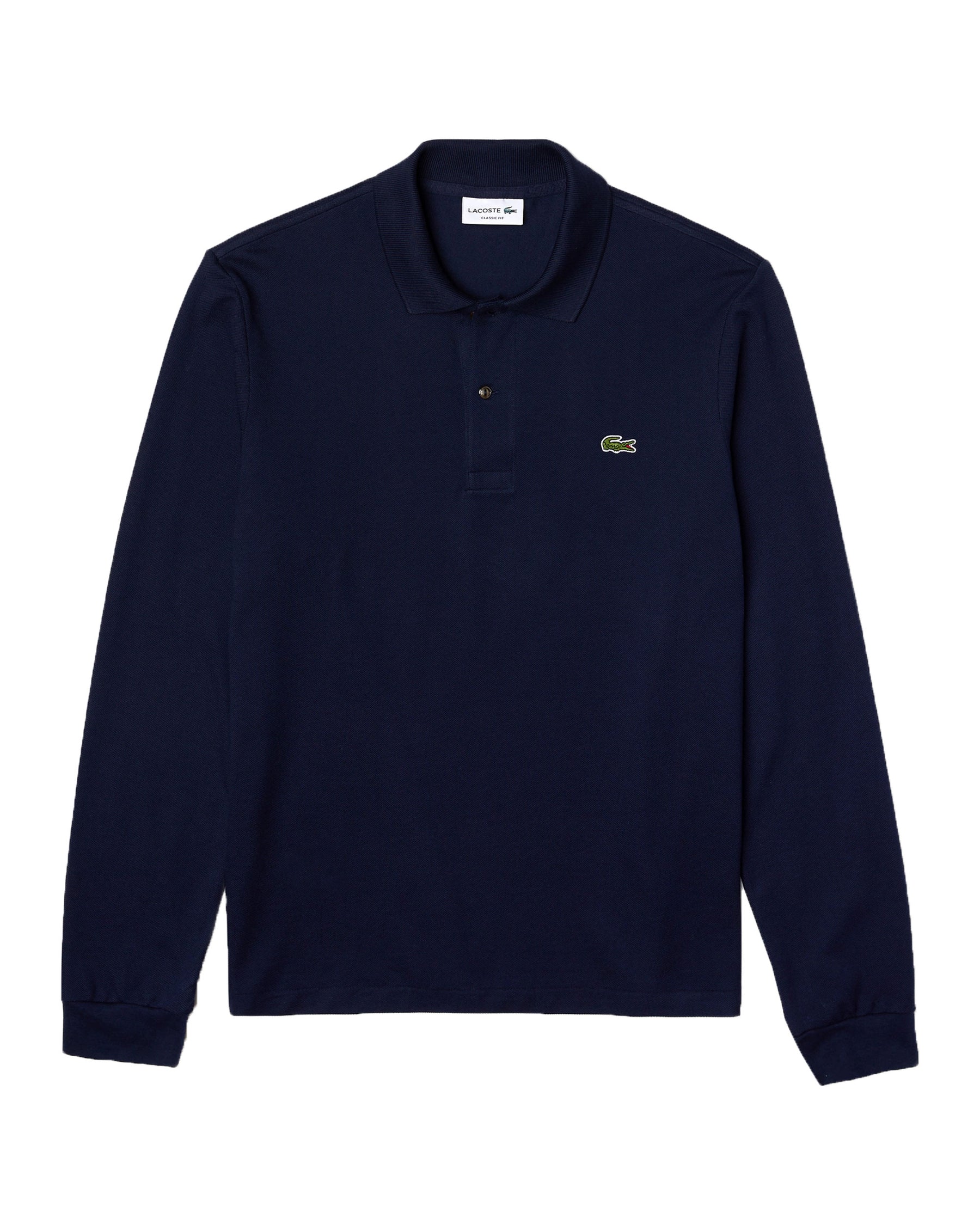 Polo Manica Lunga Uomo Lacoste Blu Scuro