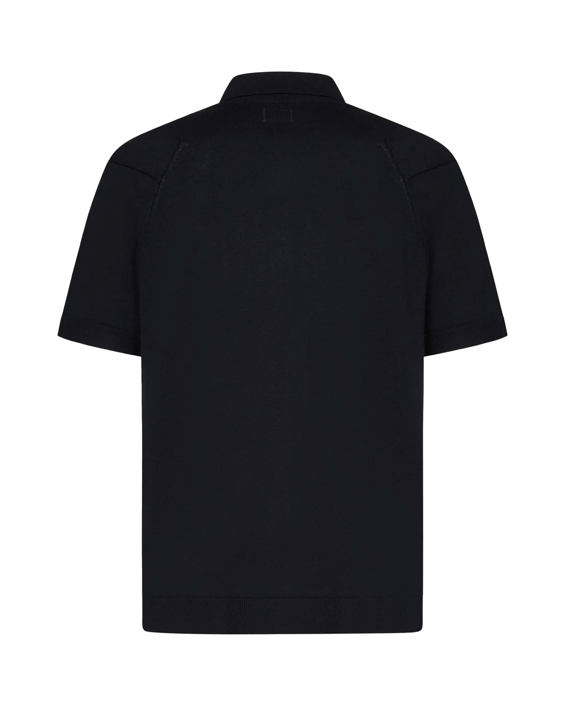 Polo Uomo CP Company Sea Island Polo Knit Total Eclipse Blu