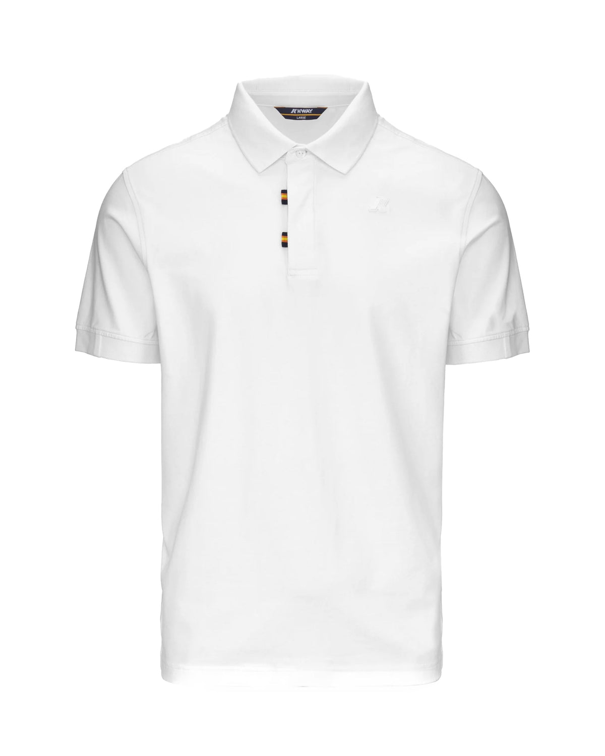 Man Polo Shirts K-Way Alderic White