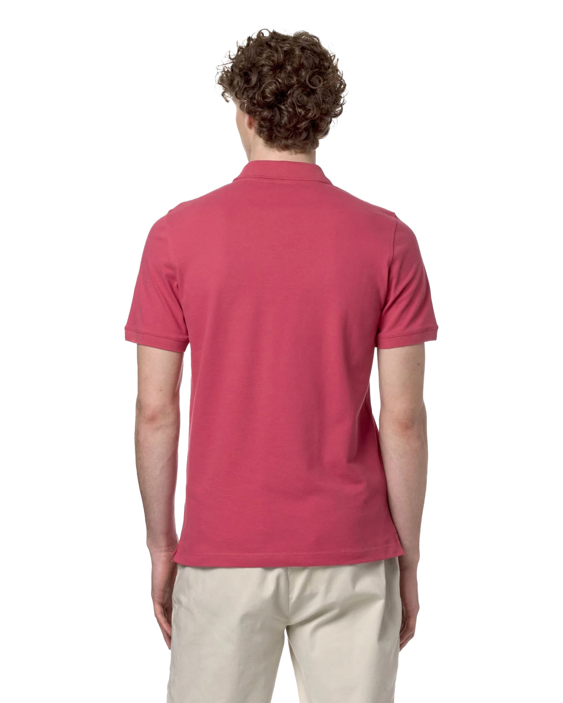 Polo Uomo K-Way Amedee Dk Pink