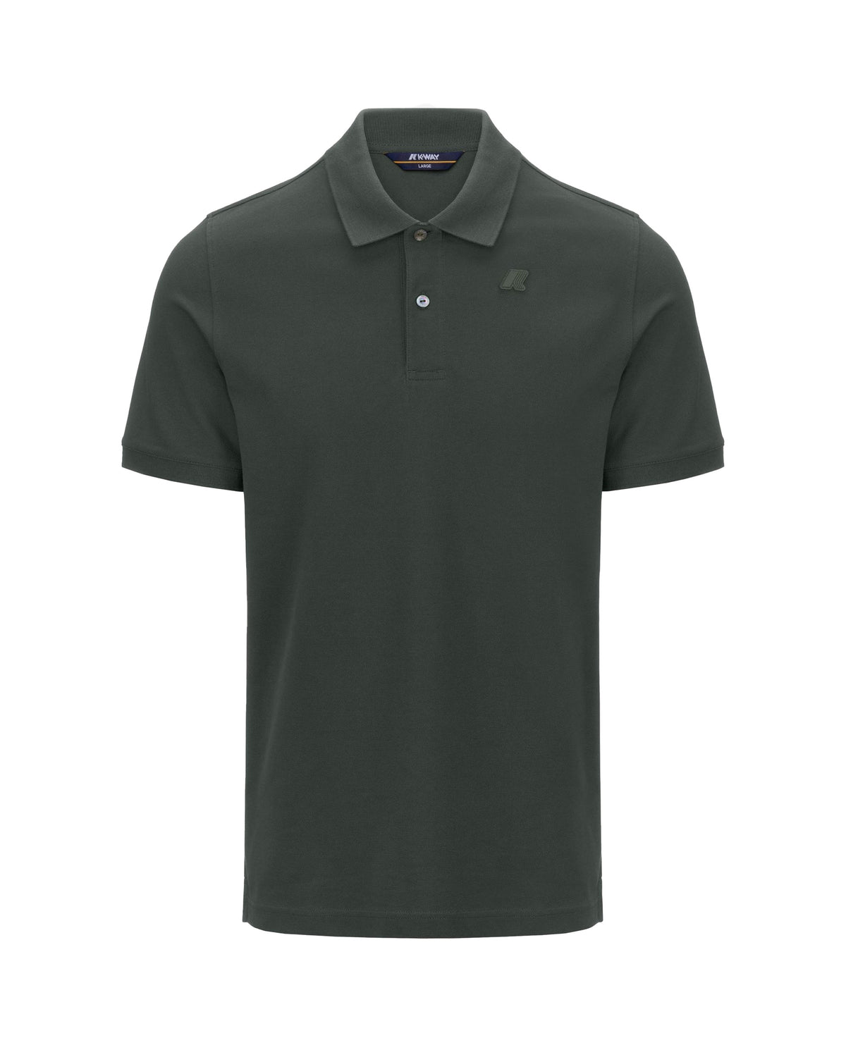 Man Polo Shirt K-Way Amedee Pique Green