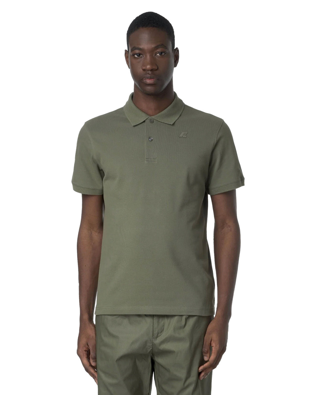 K-Way Amedee Men's Polo Shirt Military Green