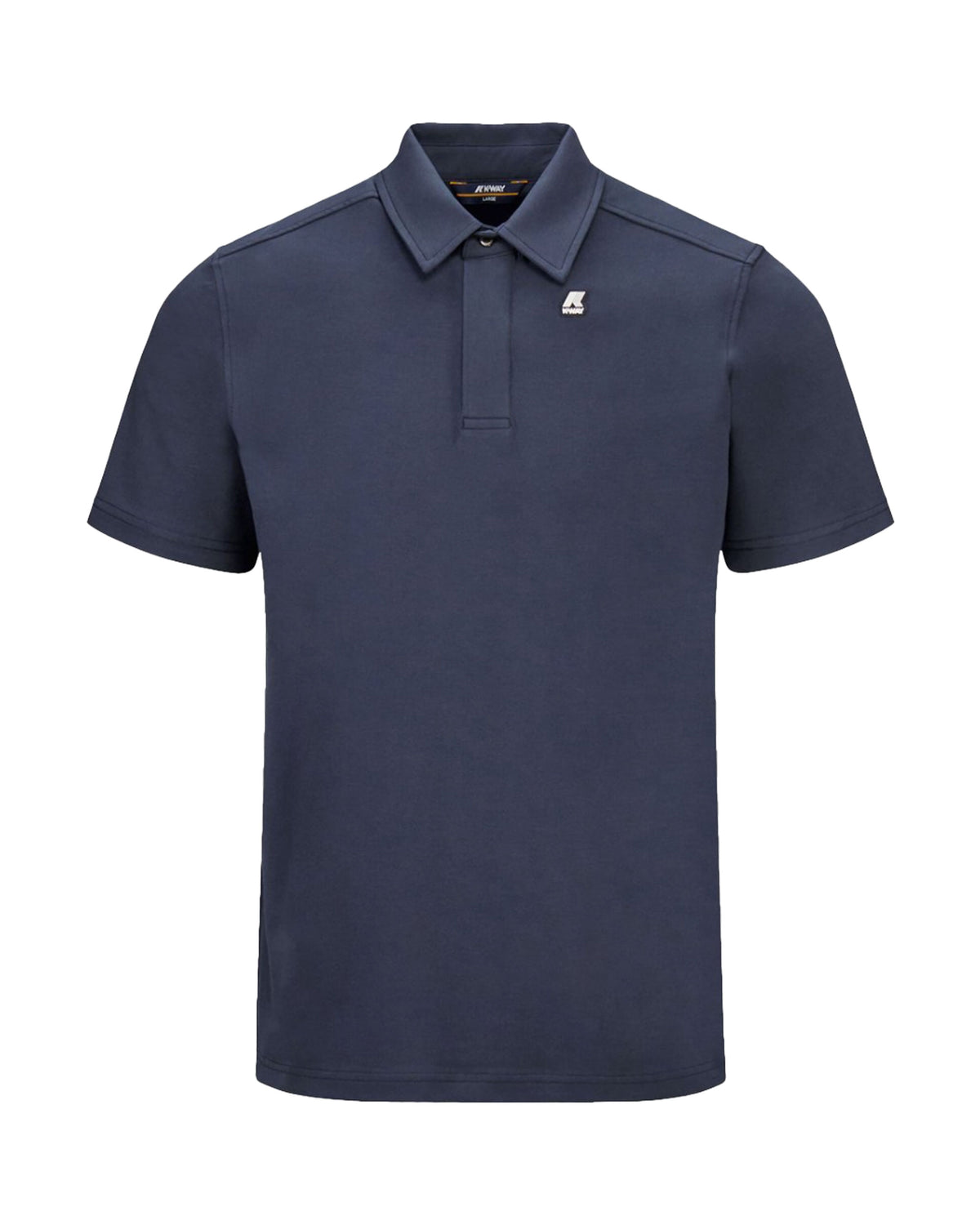 Polo Uomo K-Way Polo Vincelle Light Strtch Jersey Blu