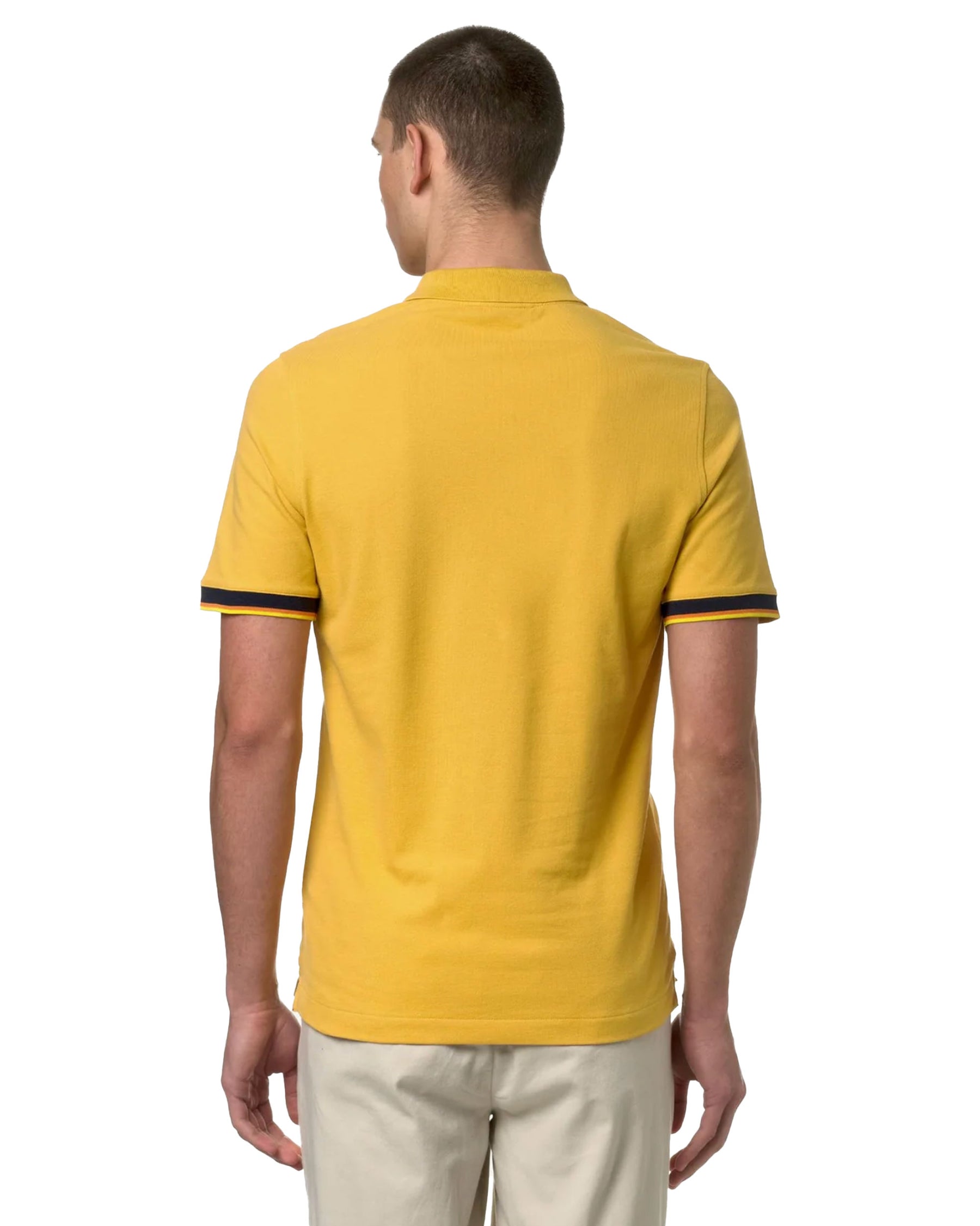 Polo Uomo K-Way Polo Vincent Yellow Mimosa