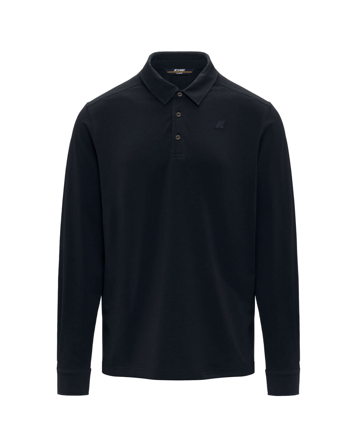 Polo Uomo K-Way Tibor Light Stretch Jersey Blu