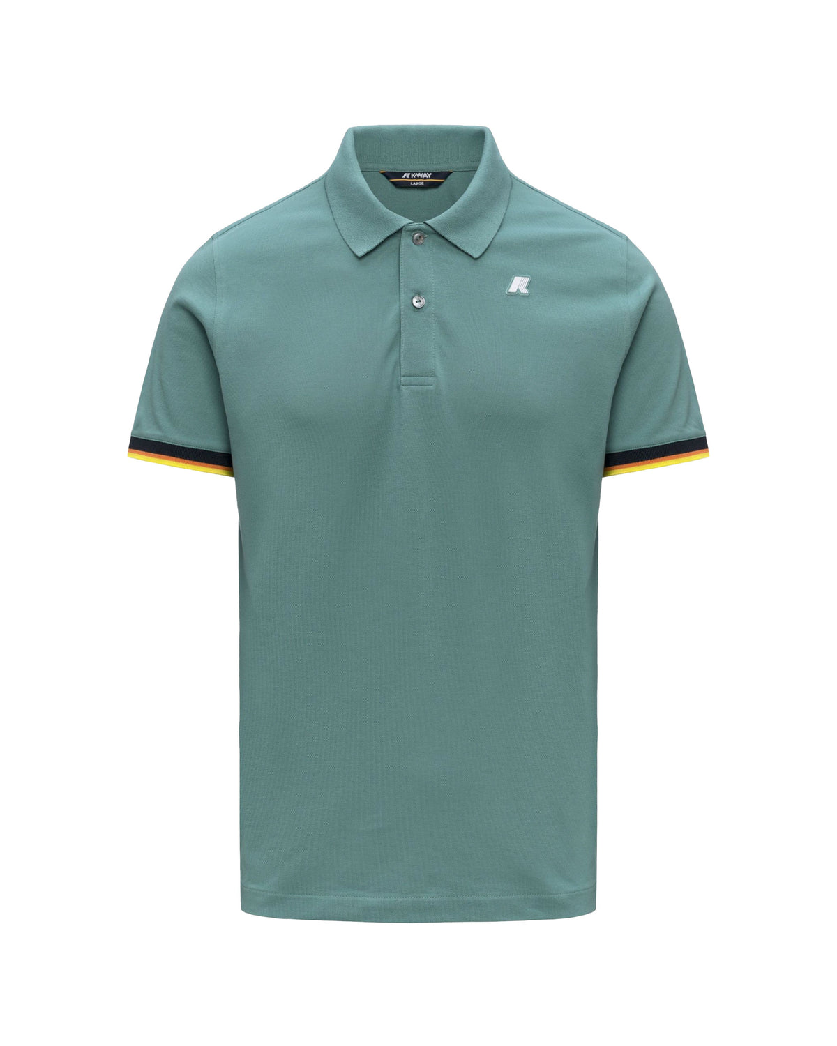 Polo Uomo K-Way Vincent Verde Acqua