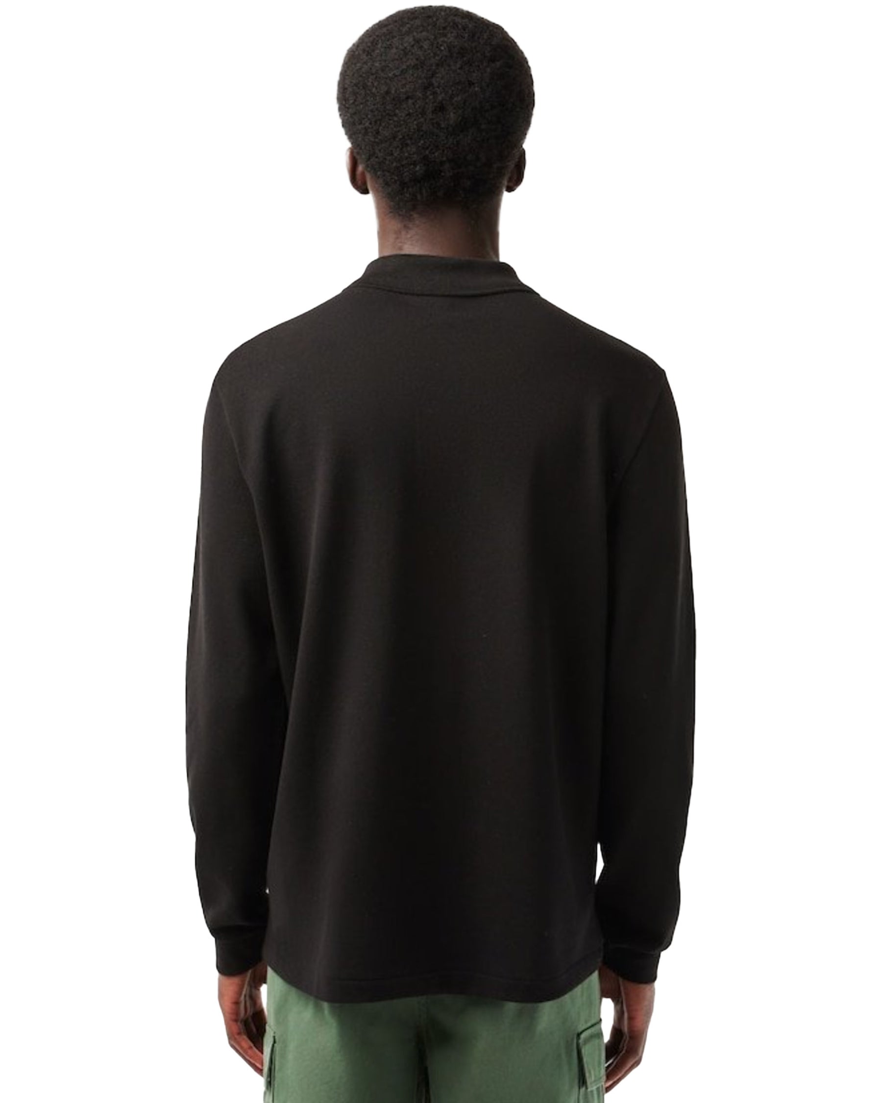 Polo Uomo Lacoste 13.12 Manica Lunga Nero