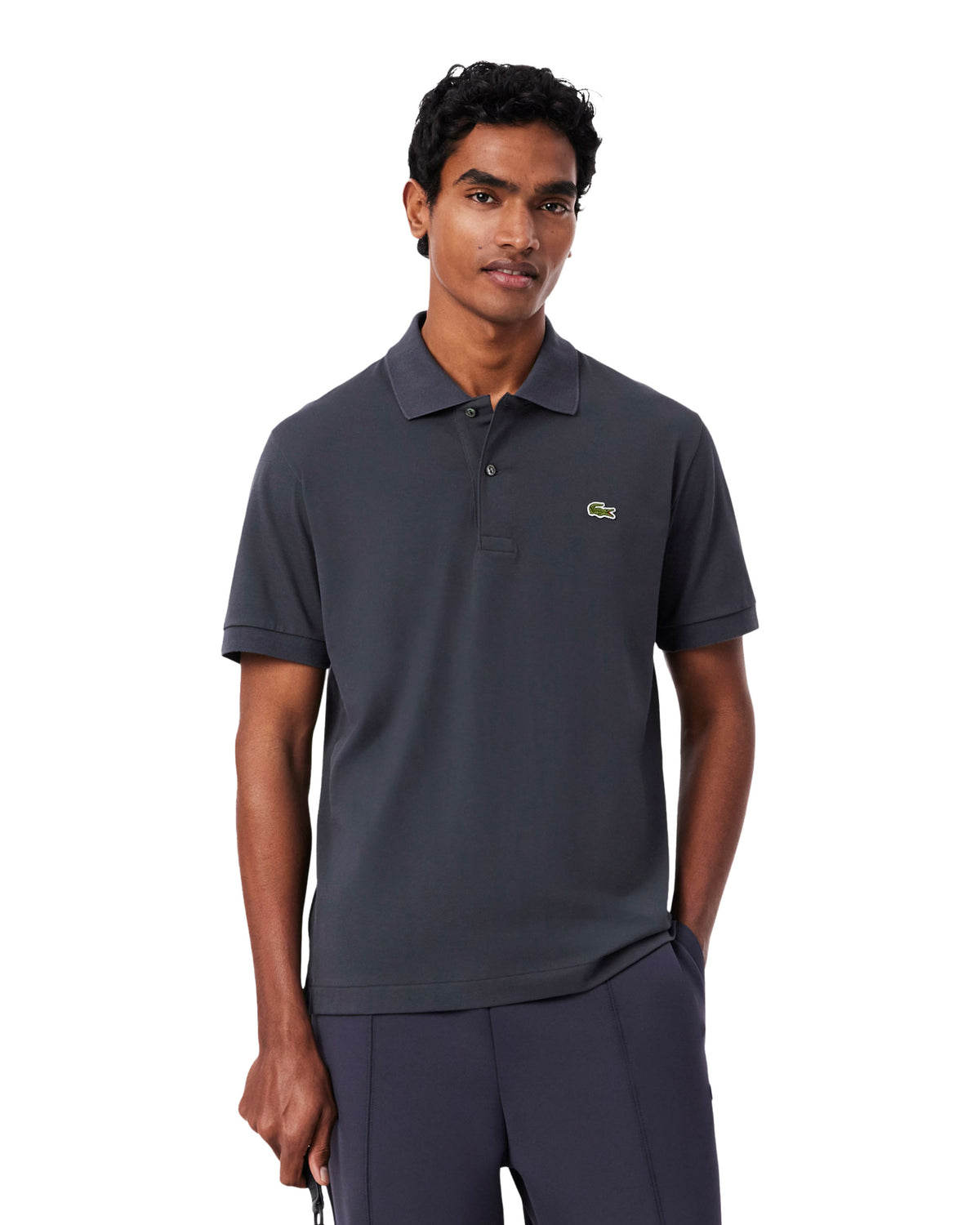 Polo Uomo Lacoste Classic L.12.12 Grigio Scuro