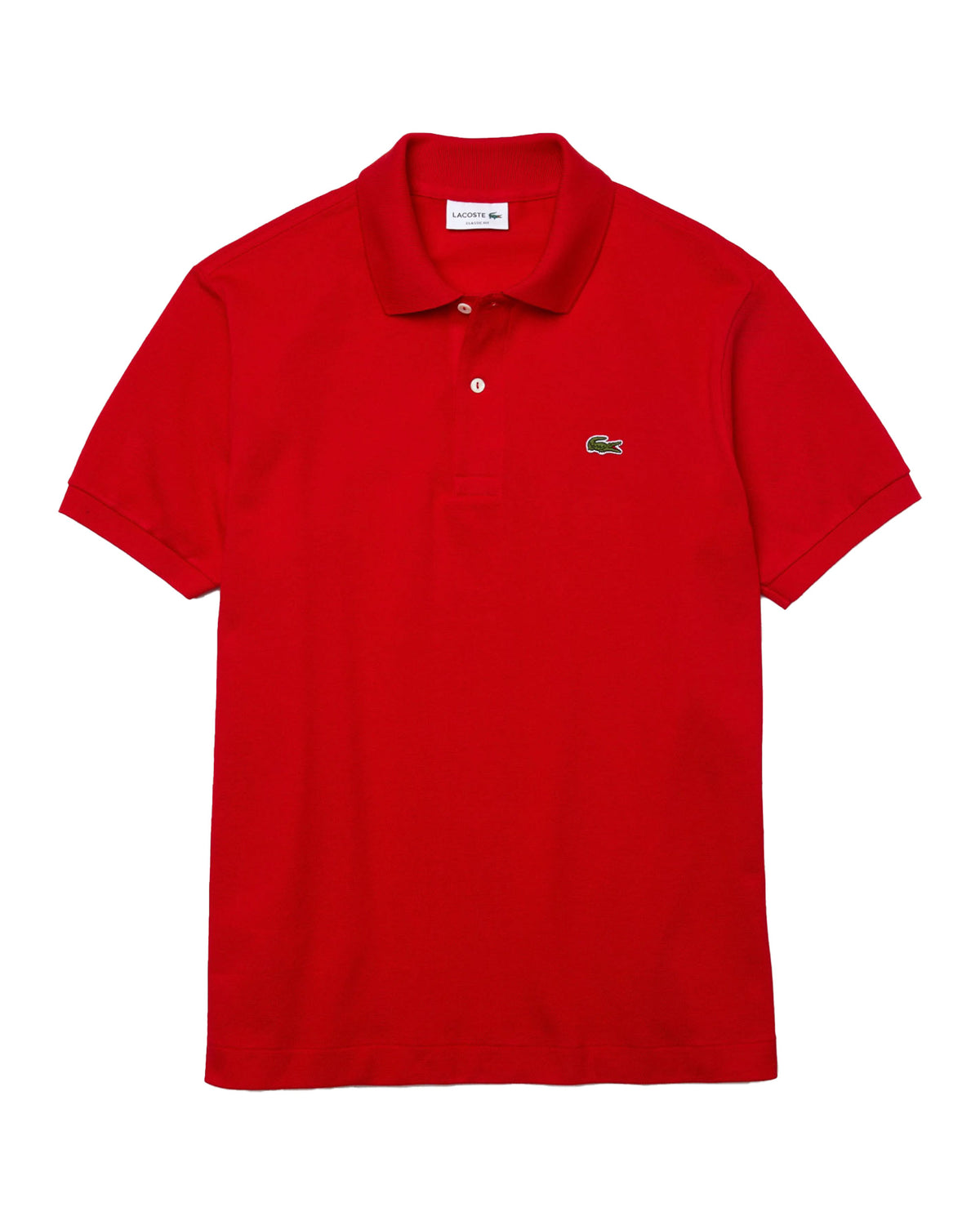 Polo Uomo Lacoste Classic L.12.12 Rosso