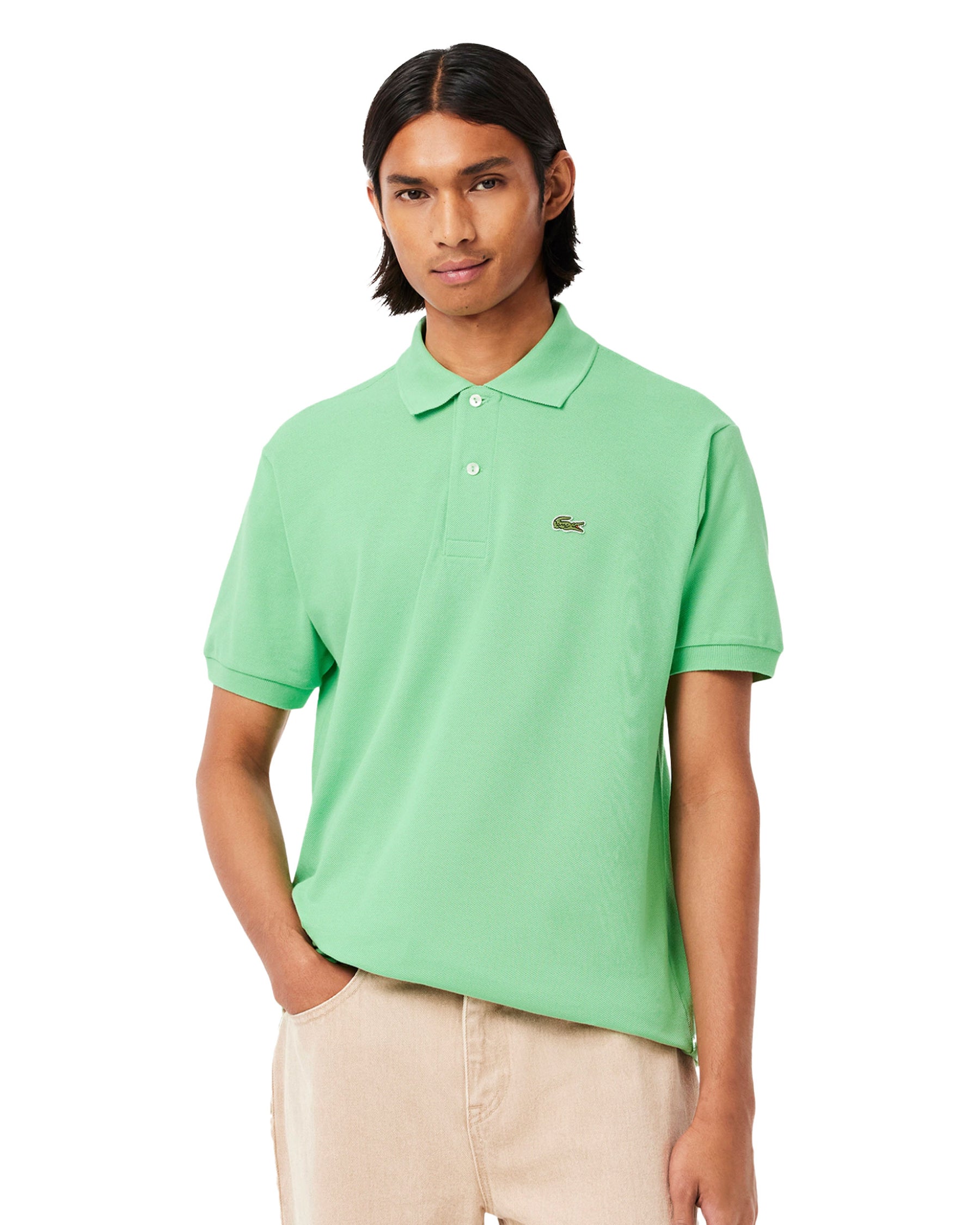 Polo Uomo Lacoste Classic L.12.12 Verde