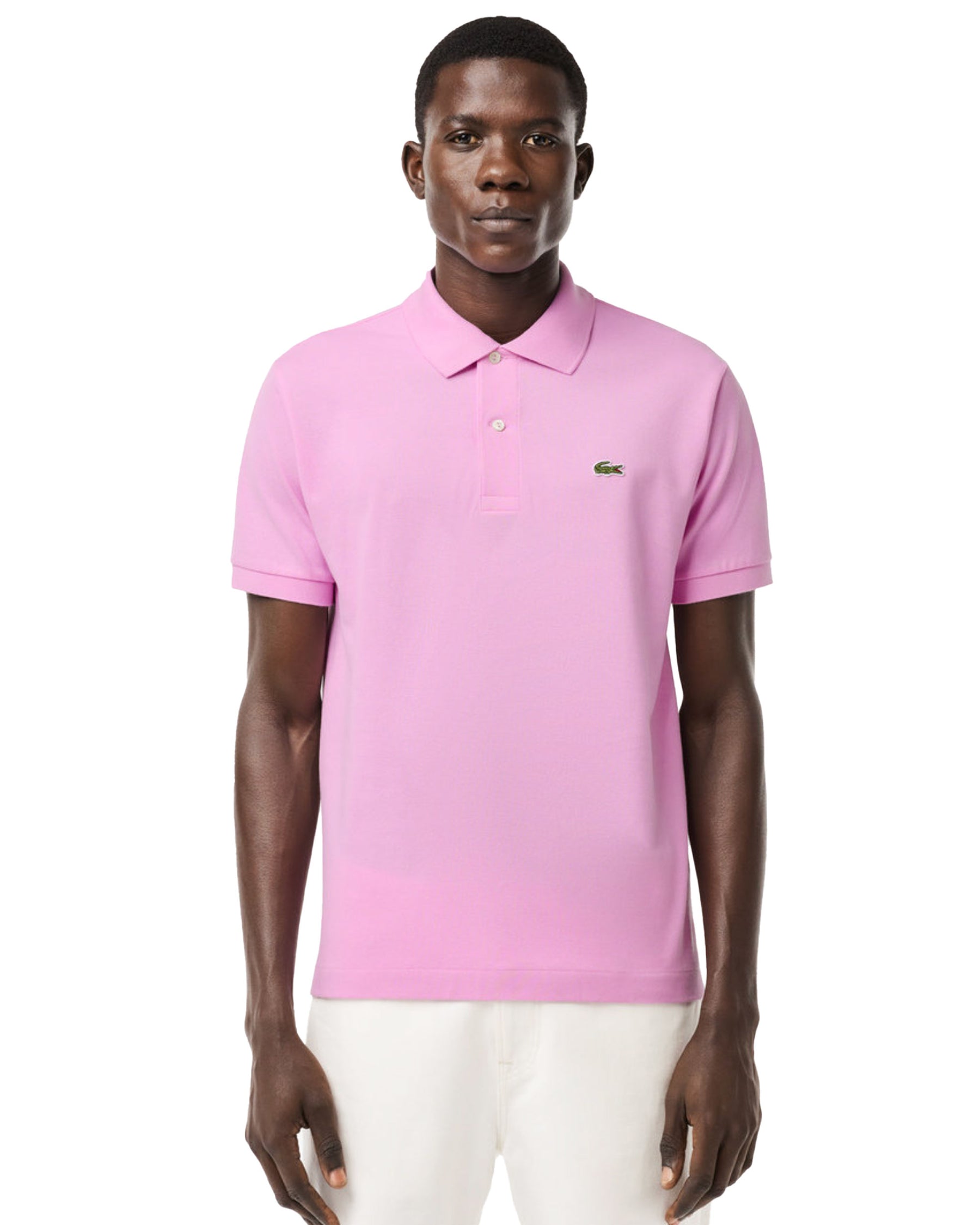 Man Polo Shirt Lacoste L.12.12 Pink
