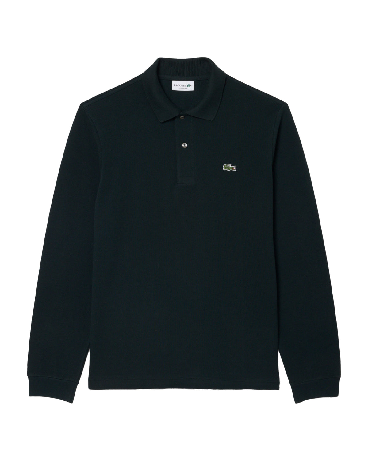 Lacoste Men's Polo Shirt Long Sleeve Dark Green