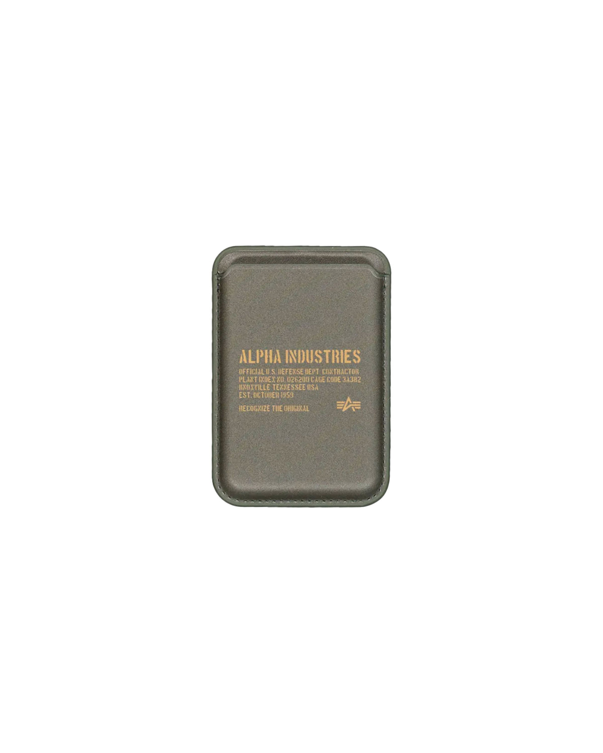 Portacarte Alpha Industries RFID Phone Card Holder Verde Oliva
