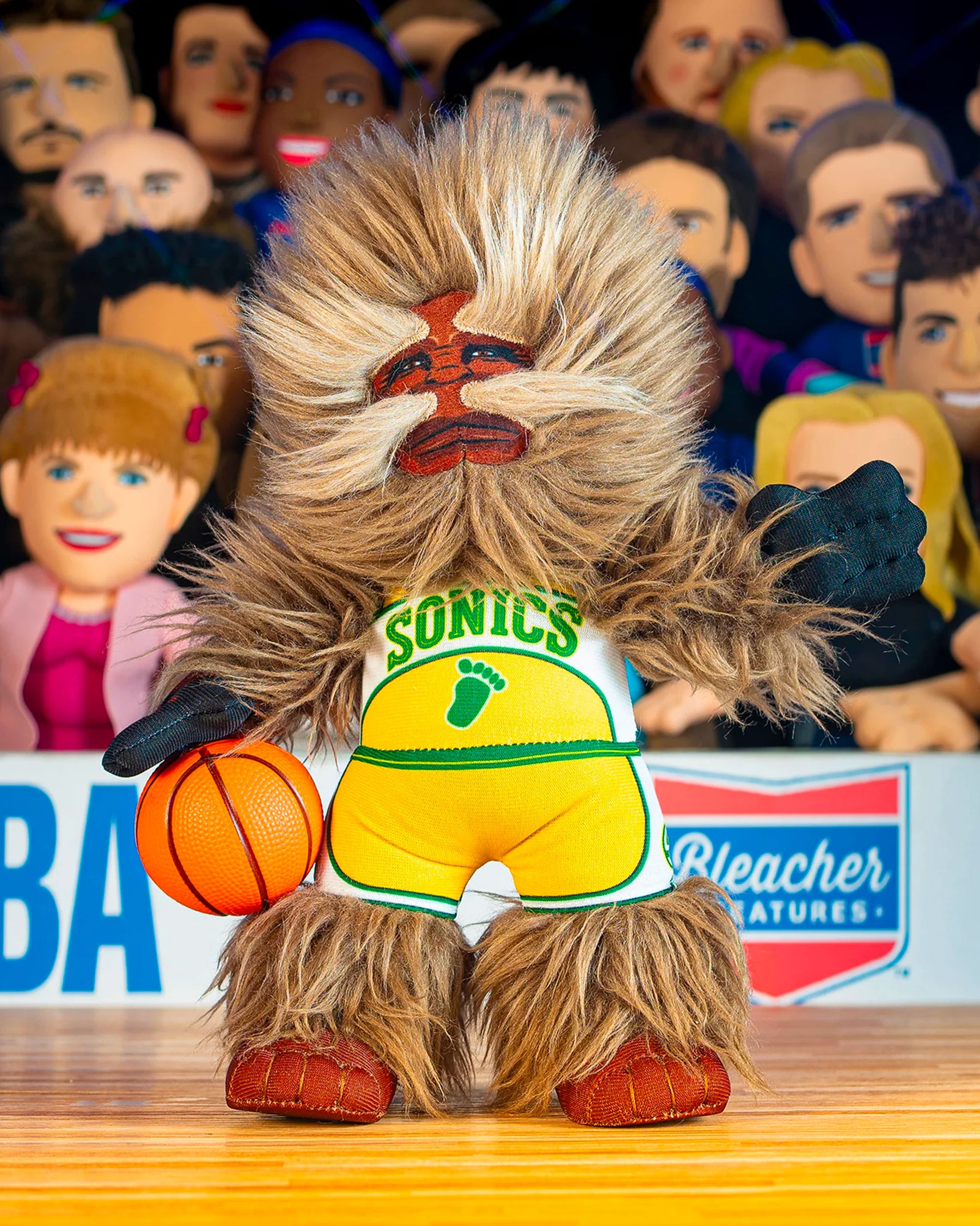 Seattle SuperSonics Squatch 10" Mascot Plush Figure