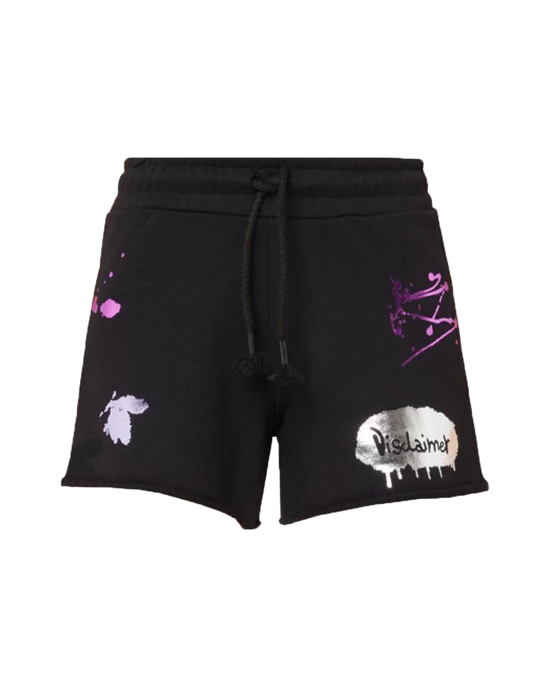 Woman Shorts Disclaimer Black