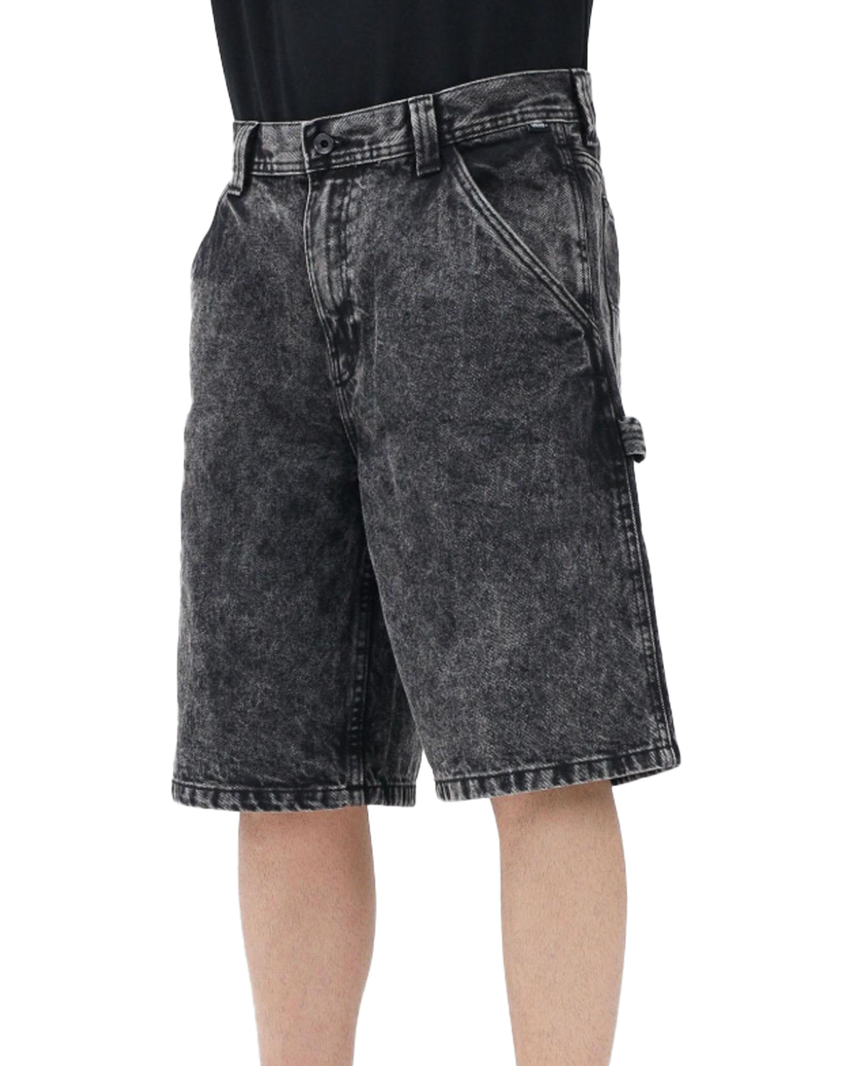 Short Uomo Vans Drill Chore Loose Denim Short Stonewash Black