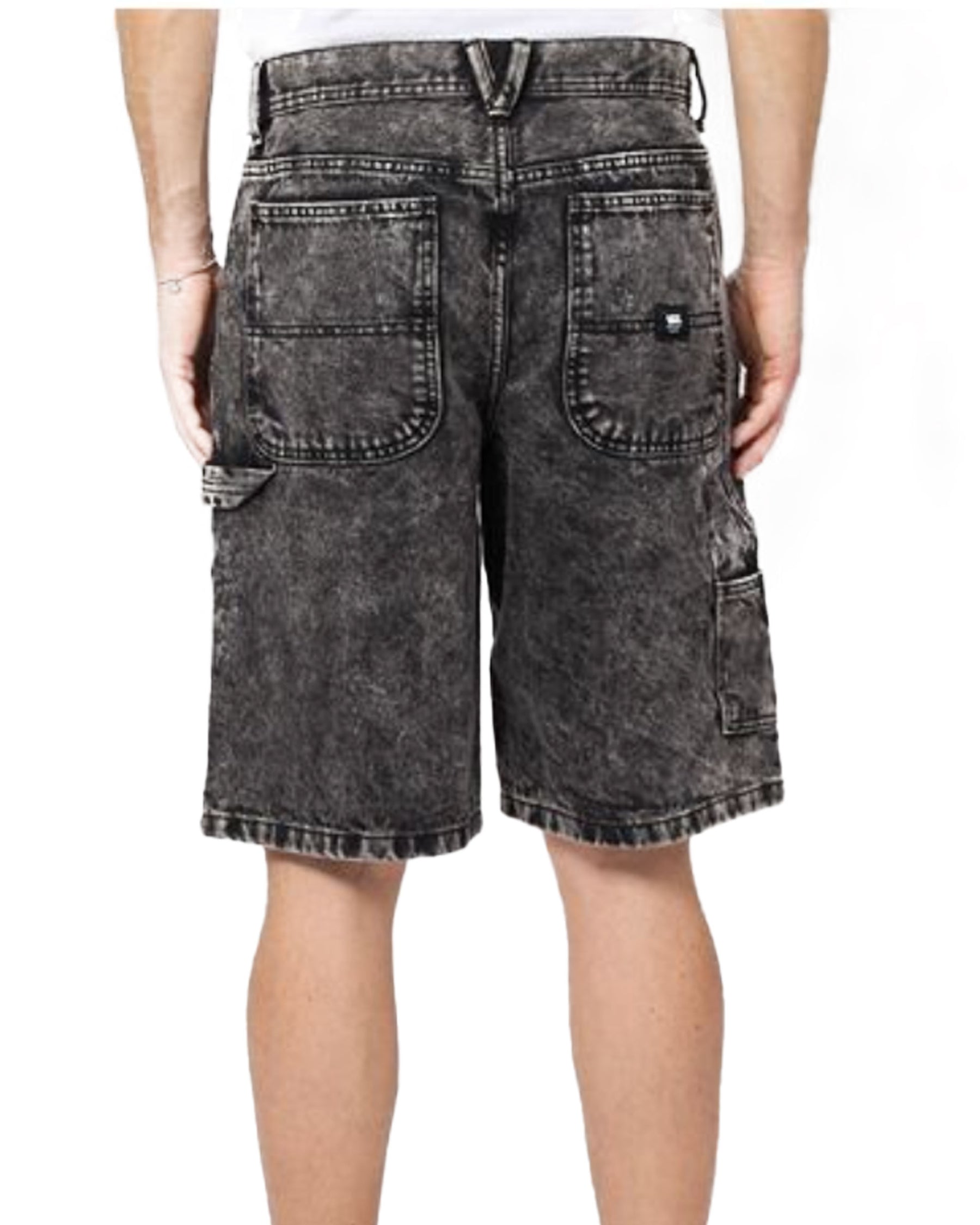 Vans Drill Chore Loose Denim Short Stonewash Black