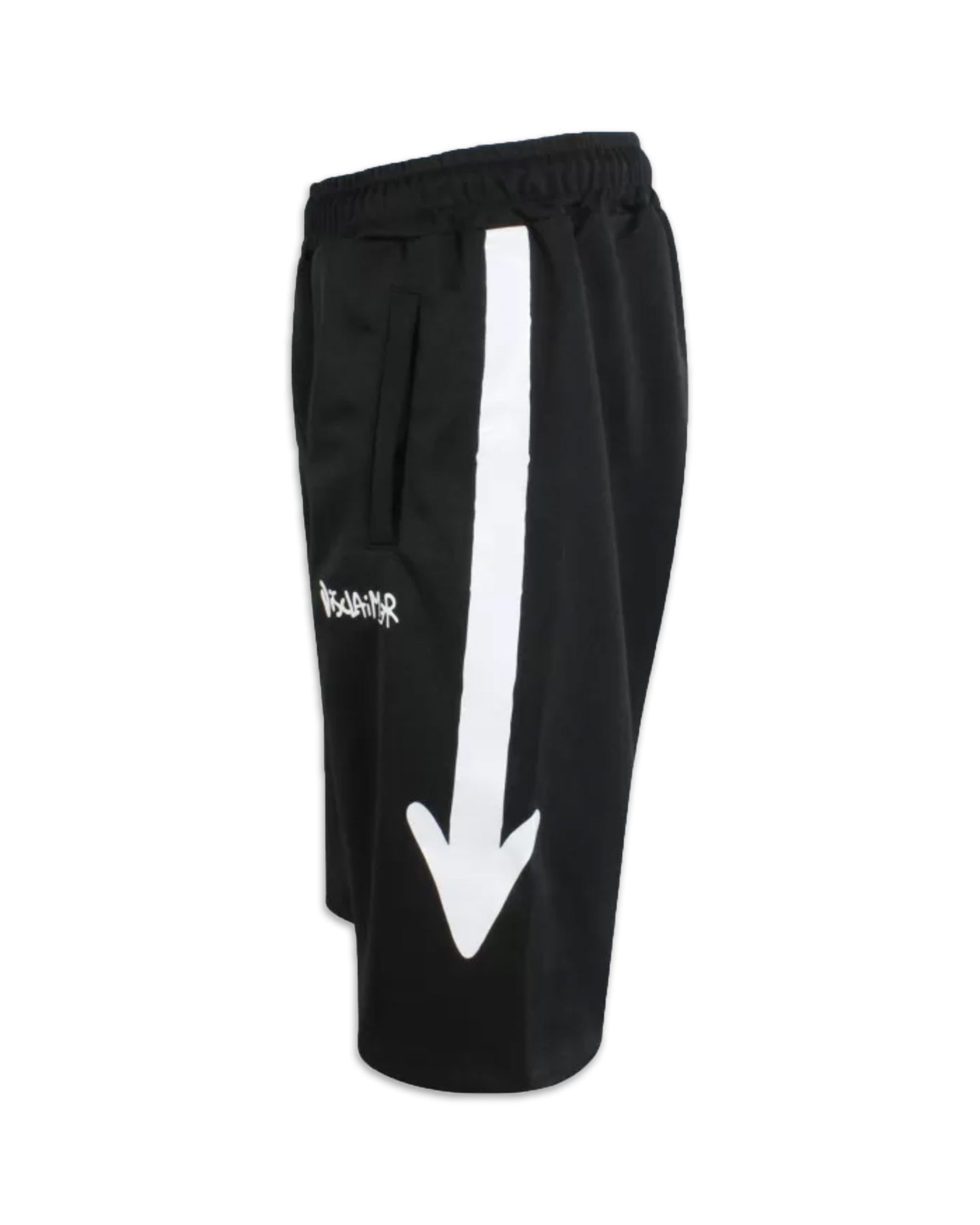 Man Shorts Disclaimer Black