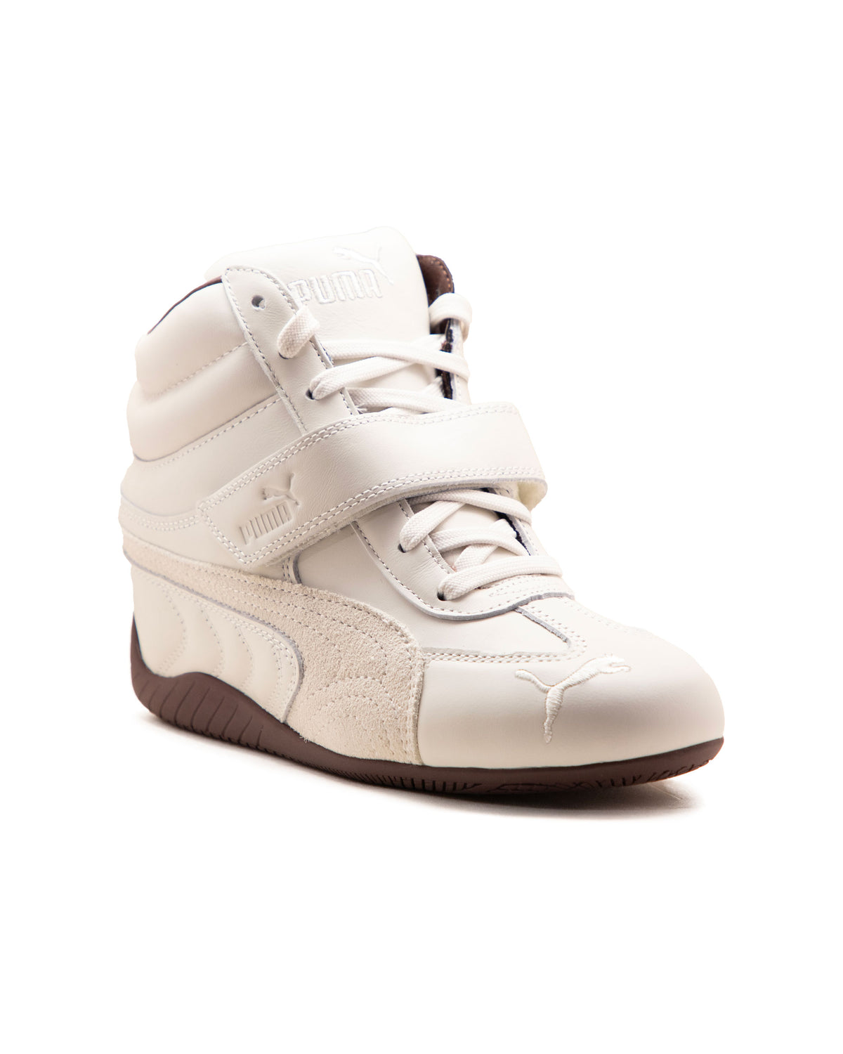 Sneakers Donna Speedcat Wedge Pelle Grigia