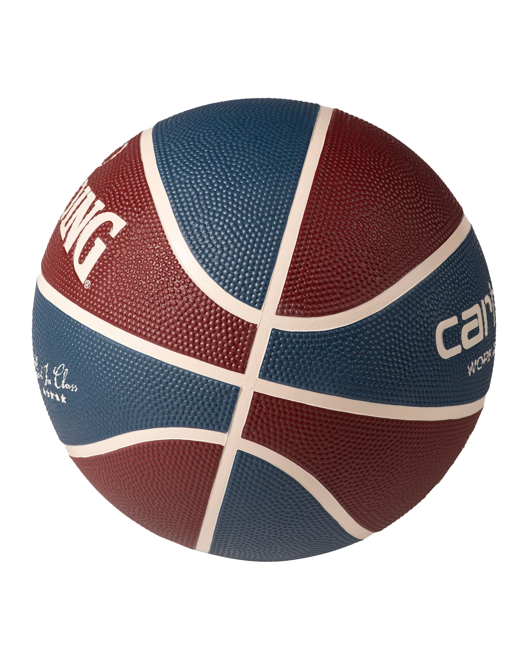 Spalding for Carhartt WIP Basketball Rubber Mulberry, Dusky Blue-Naturel