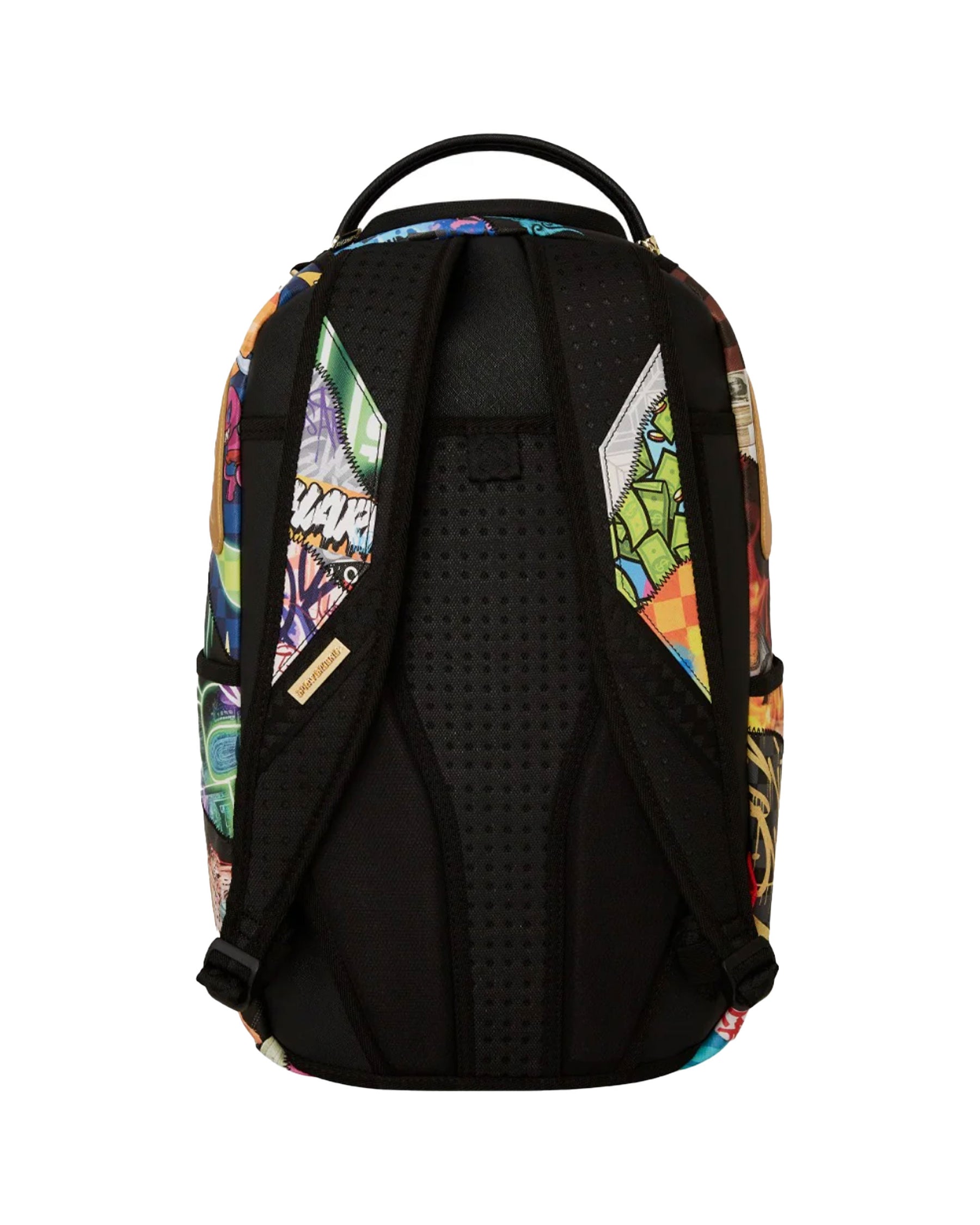 Sprayground 15 Years Gold And Spliced Dlxv Backpack