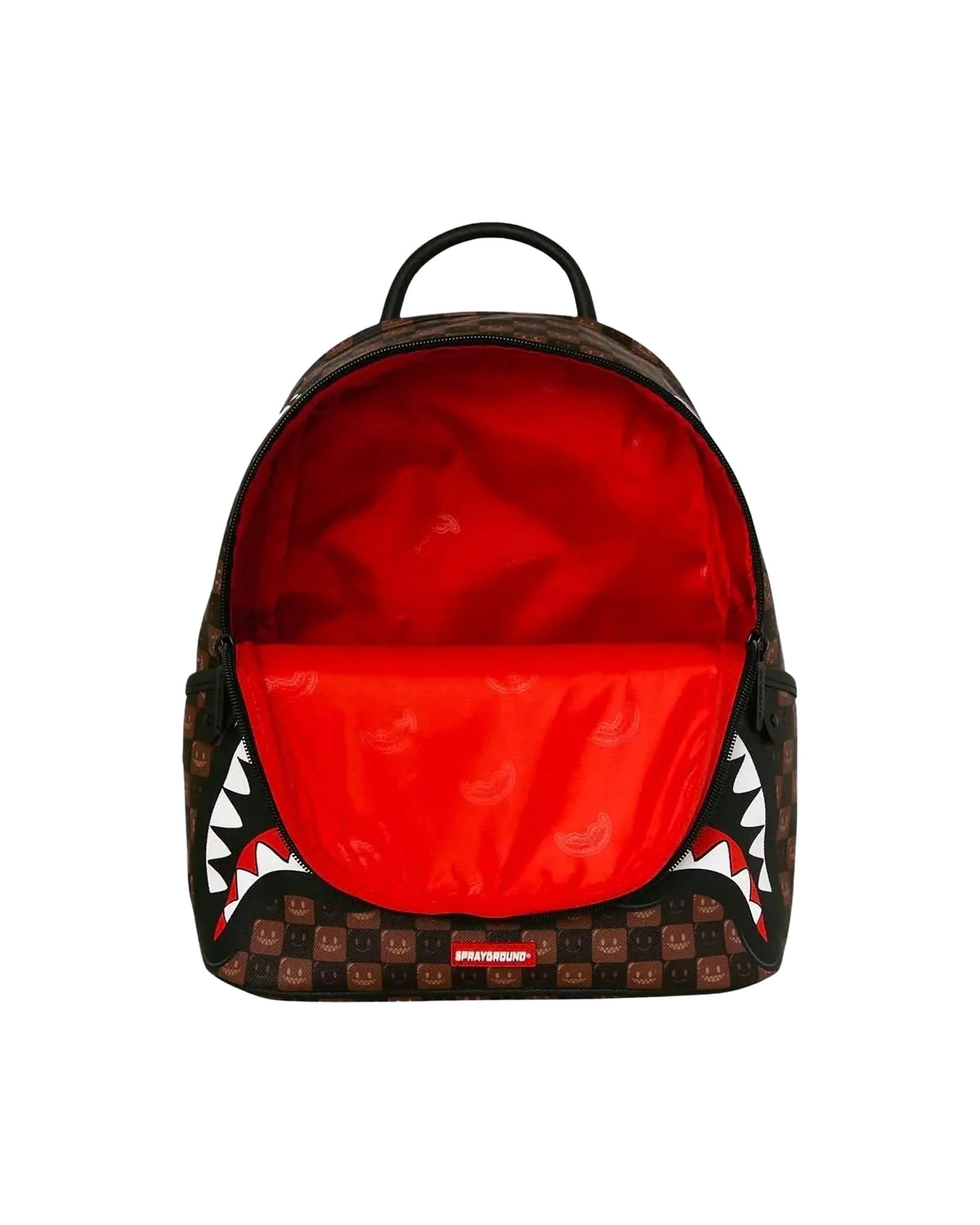 Sprayground Harks In Paris Wtf Bubble Brown Check Savage Backpack