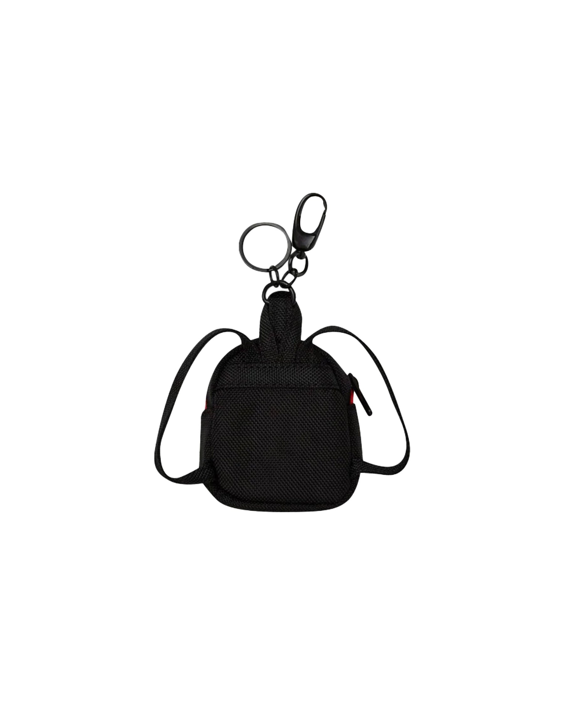 Sprayground Printed Zipper Shark Keychain