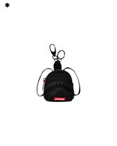 Sprayground Printed Zipper Shark Keychain