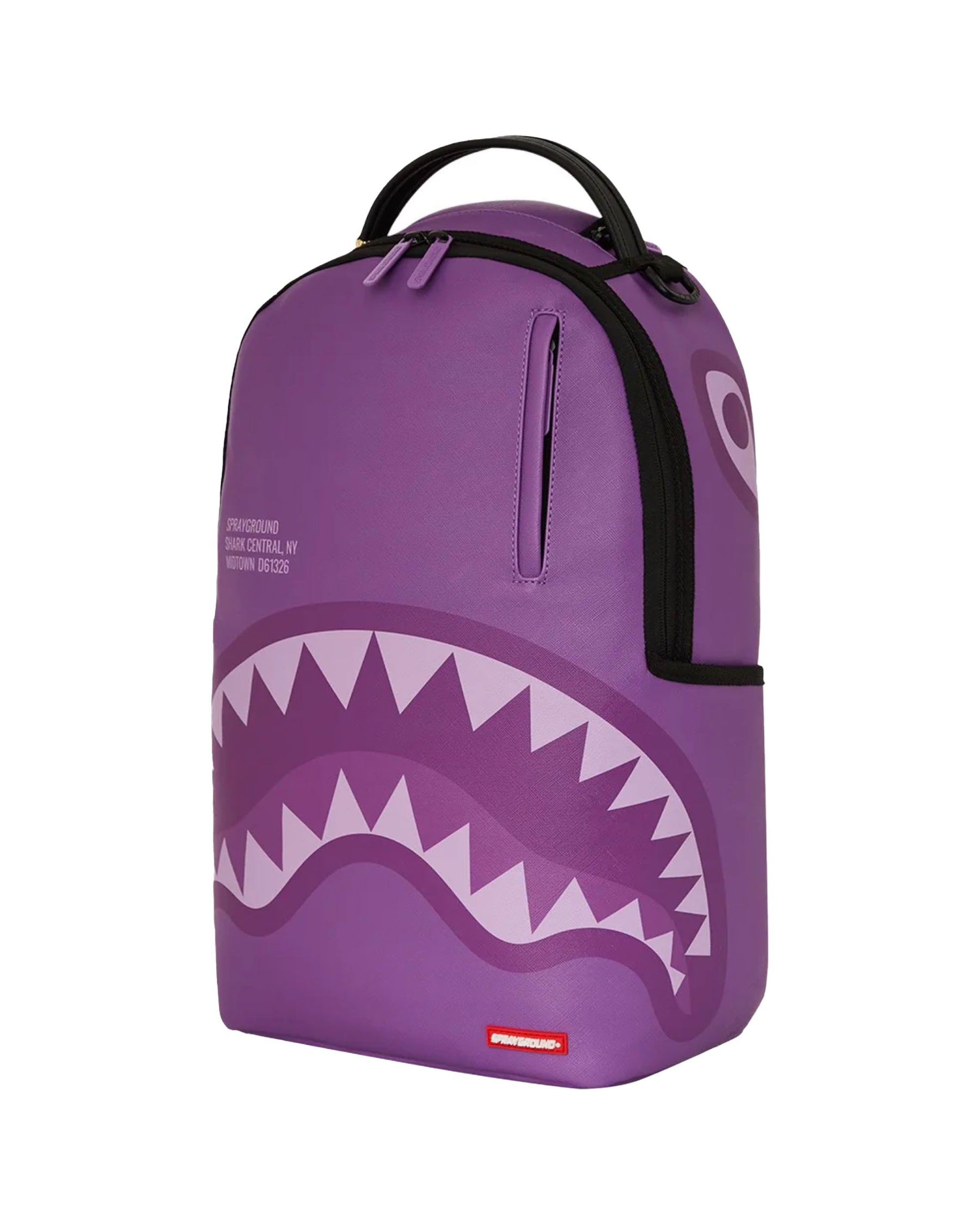 Sprayground Purple Shark Central Dlxvs Backpack