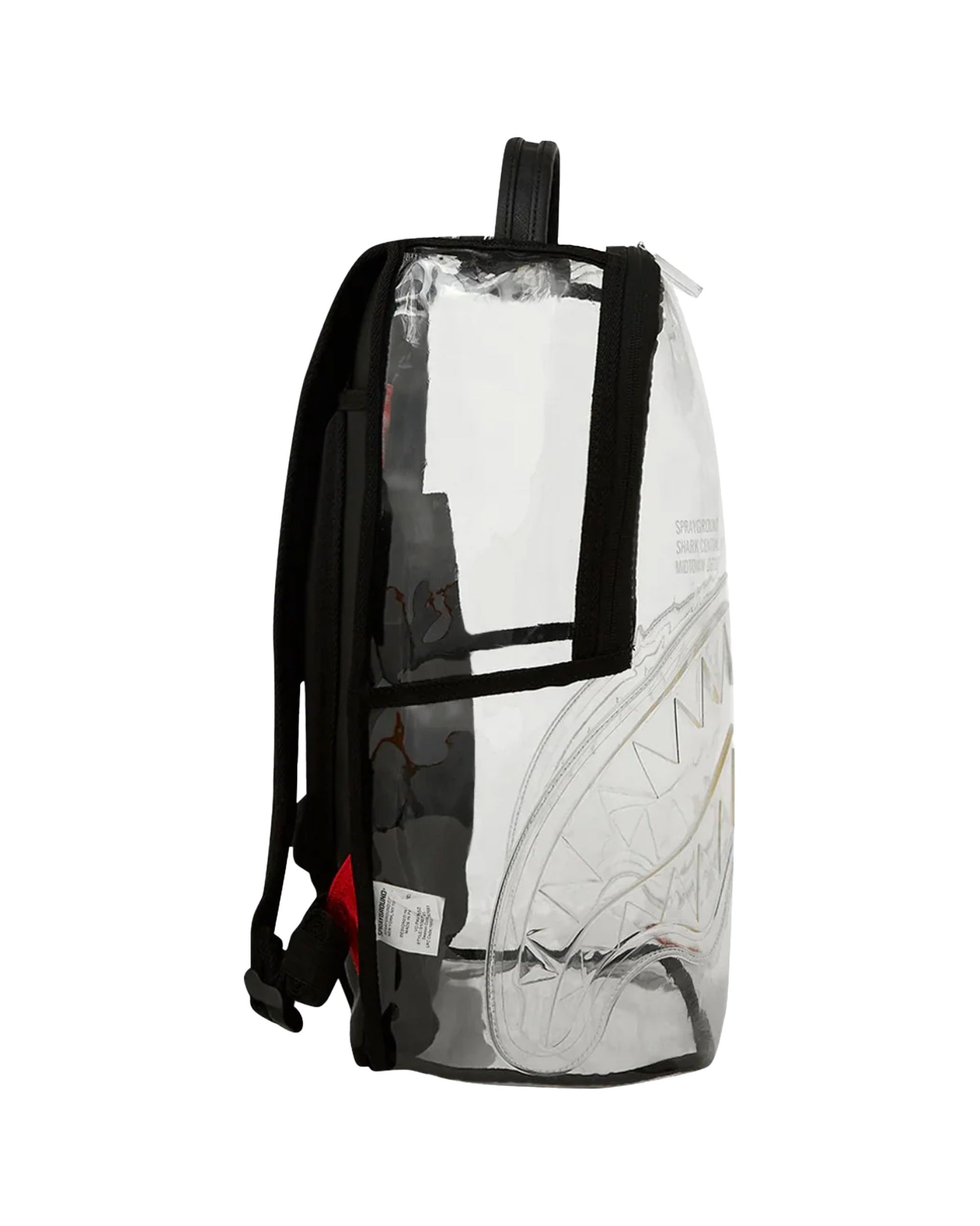 Sprayground Shark Central Clear Dlxsv Backpack Blackpanel