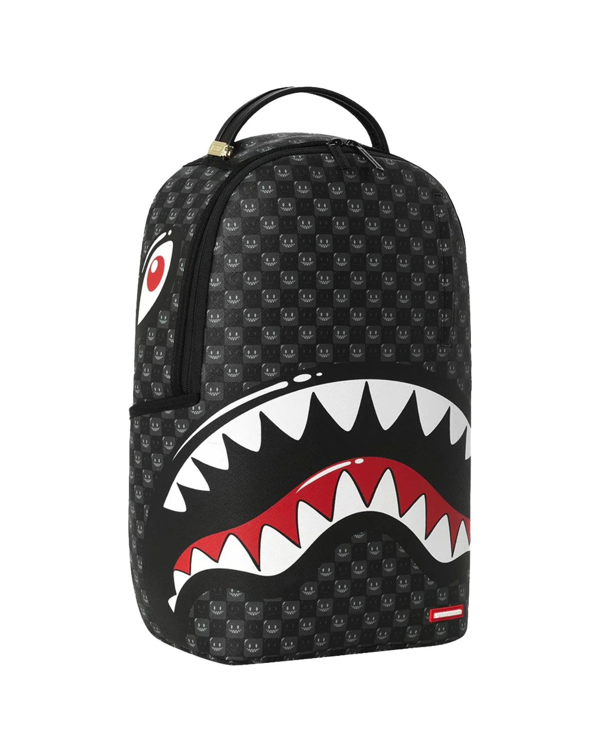Sprayground Sharks In Paris Wtf Bubbly Black Check Backpack Nero