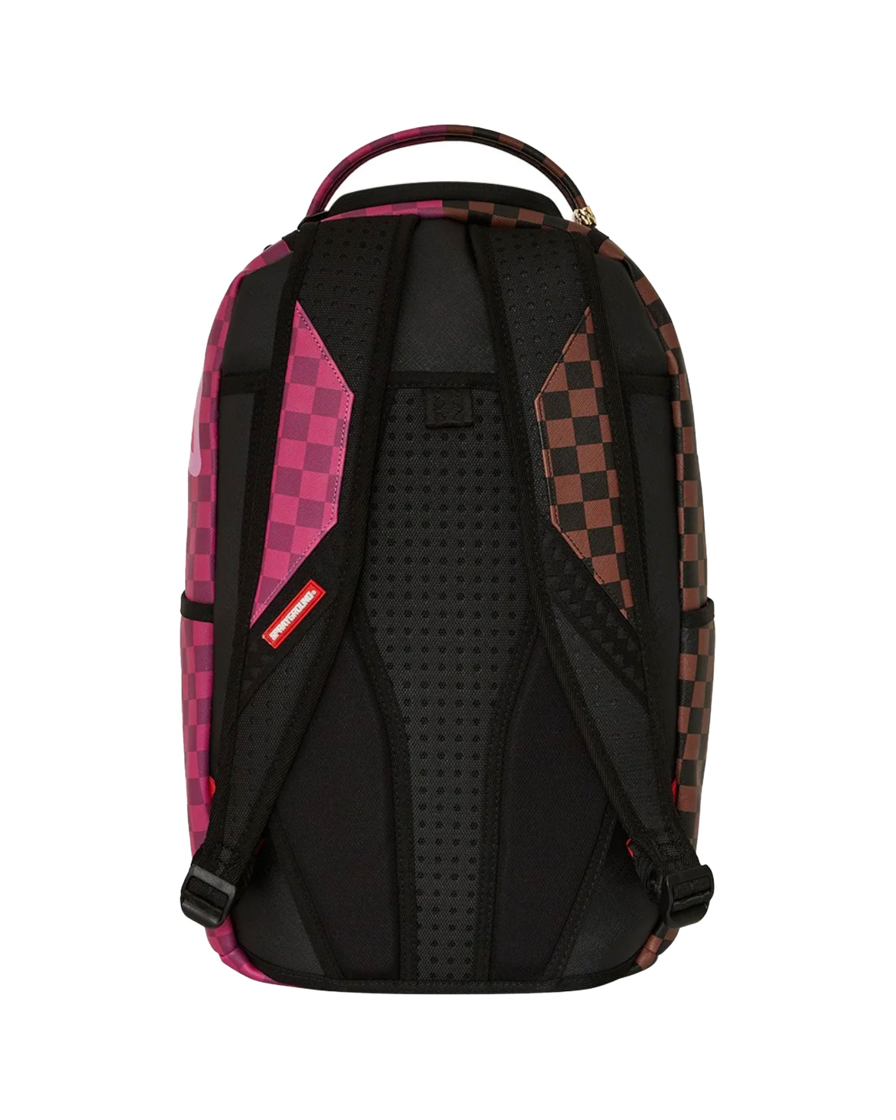 Sprayground Split Sip Pink Check Dlxsv Backpack