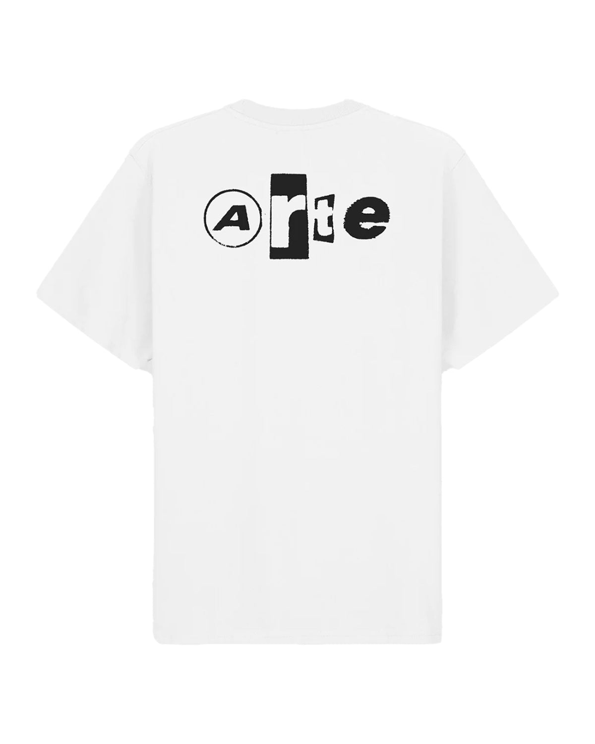 T-Shirt Back Collage Bianco