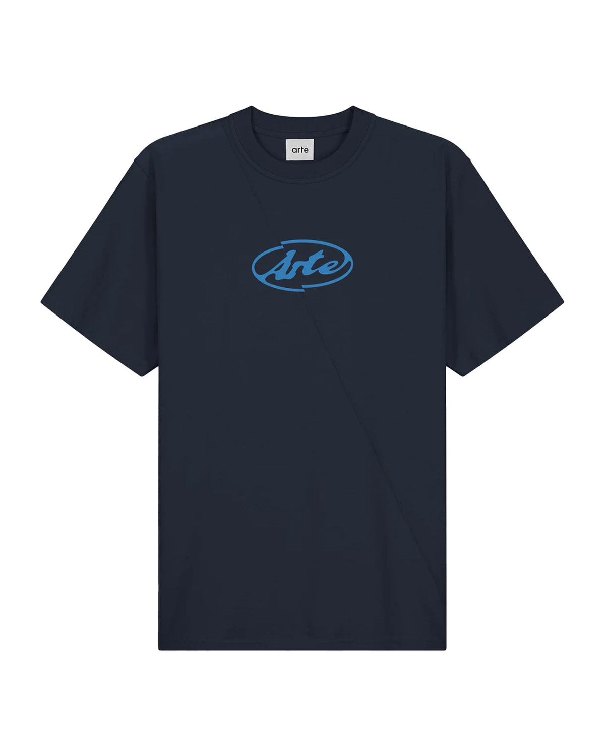 T-Shirt Arte Antwerp Circle Logo Blu Celeste