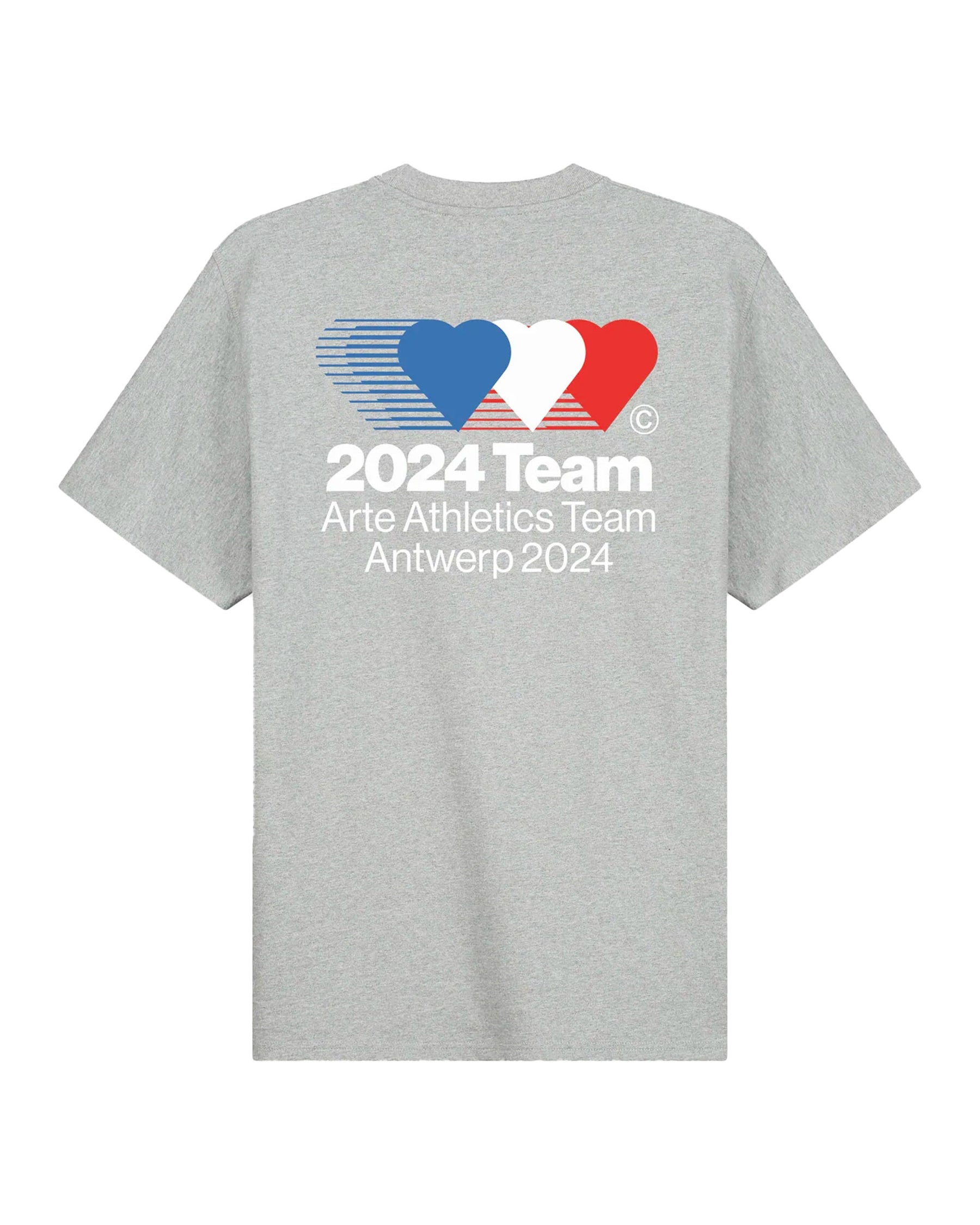 T-Shirt Arte Antwerp Teo Back Team Grigio