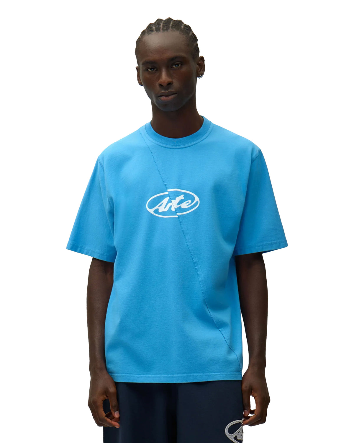 Art T-Shirt Antwerp Circle Logo Light Blue