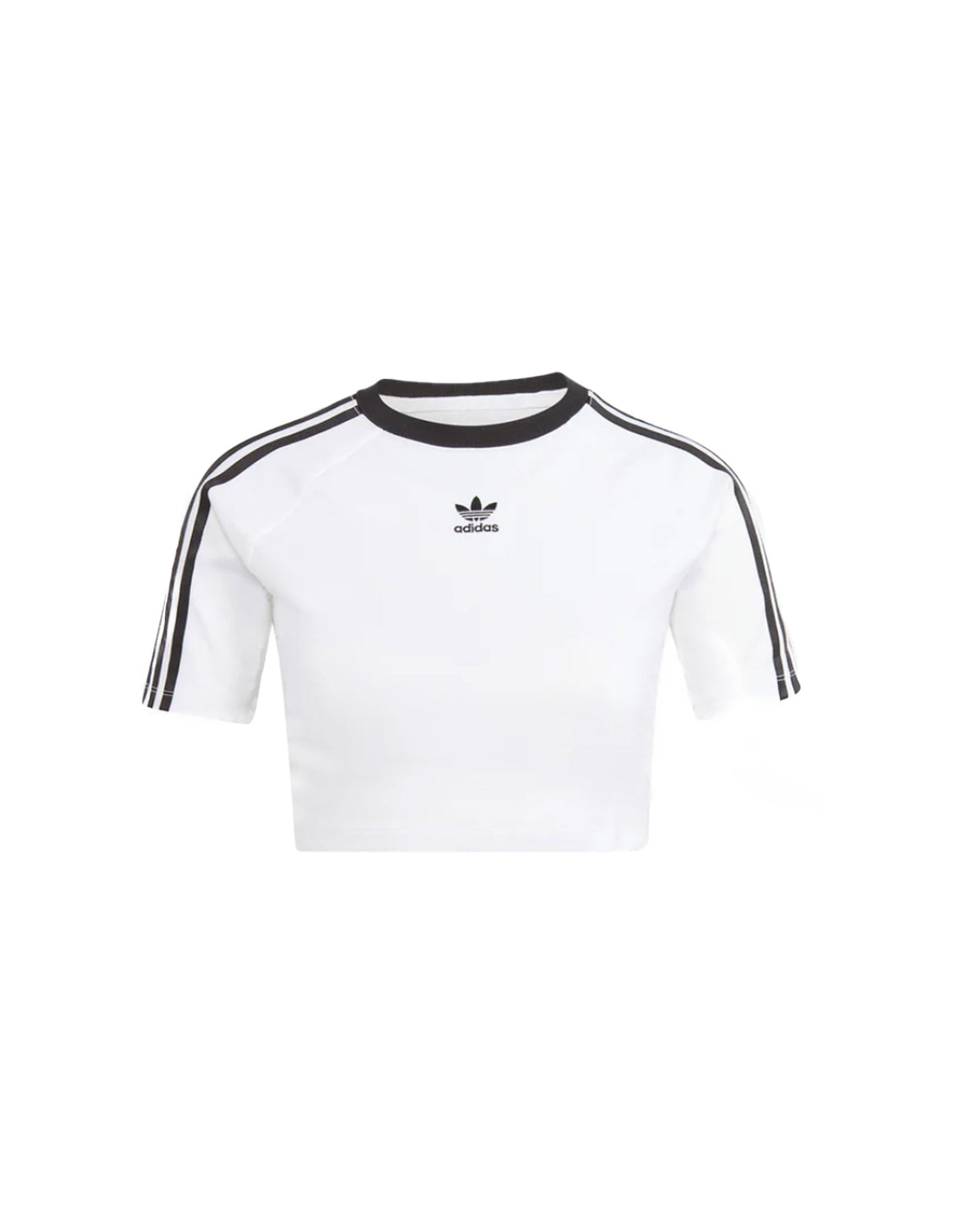 Adidas 3 Stripes Baby Tee Bianco