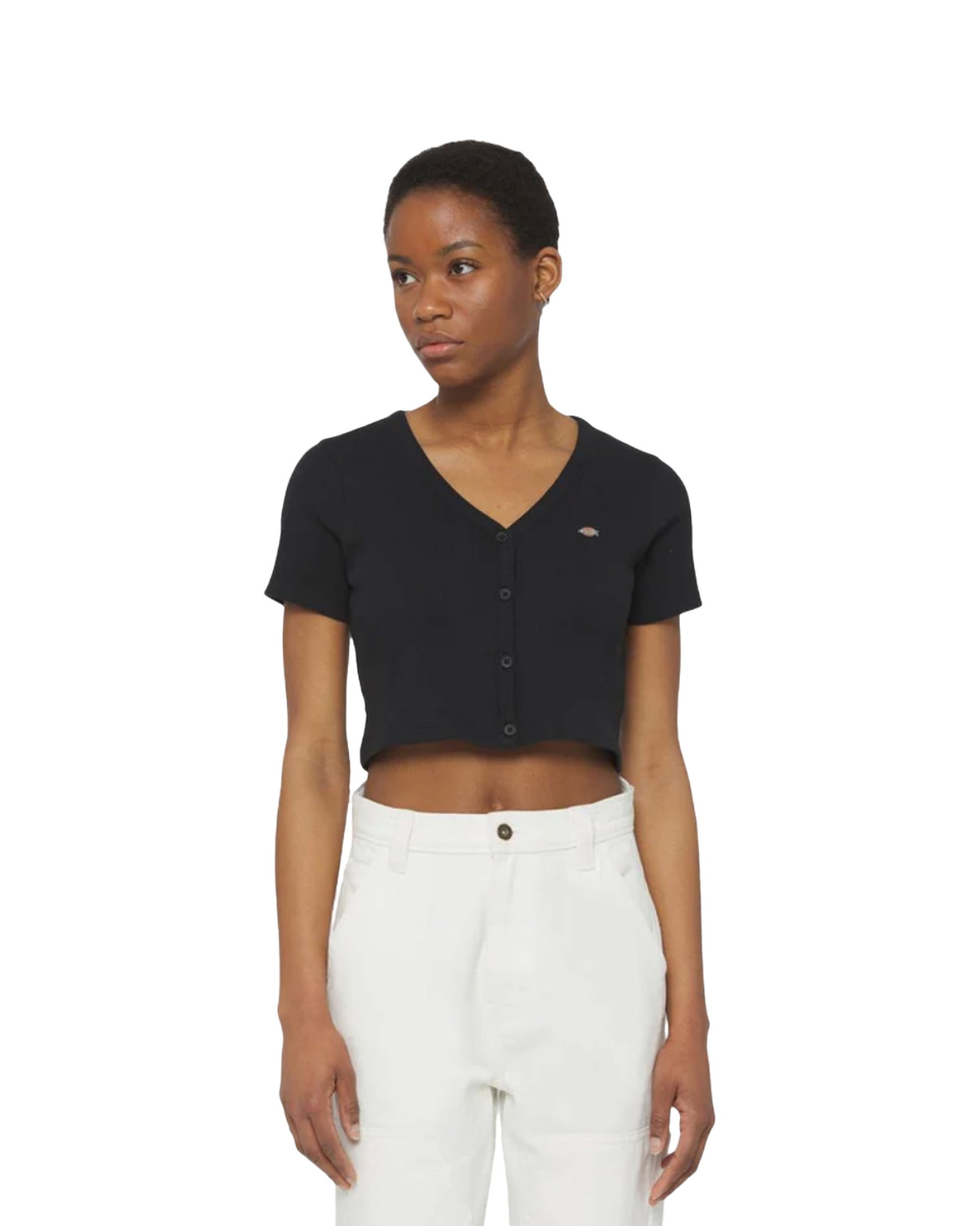 Woman's Tee Dickies Emporia Cardigan Black