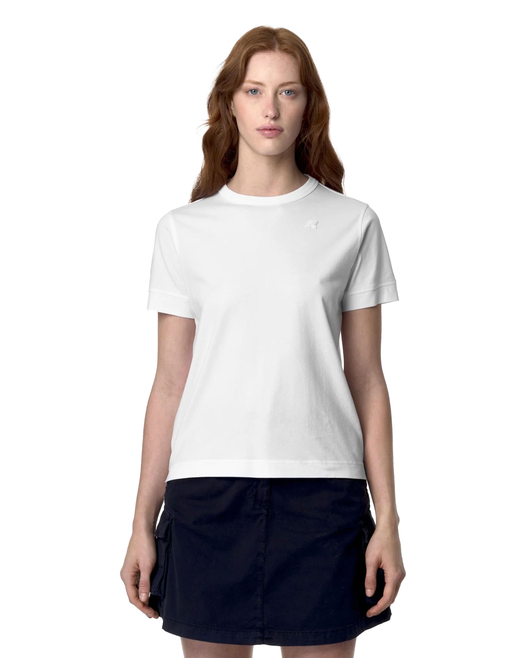 T-Shirt Donna K-Way Emel Bianco