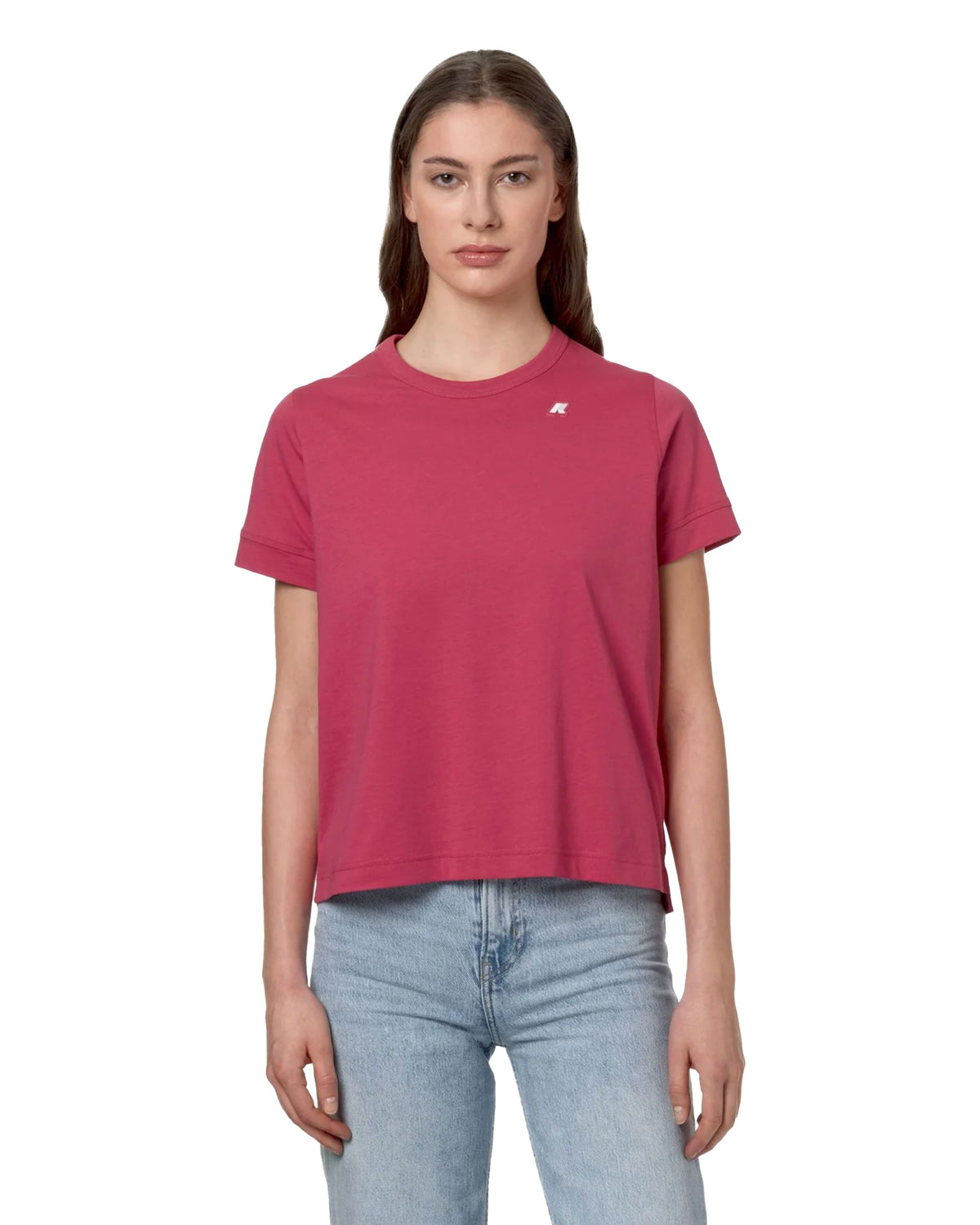 Woman's Tee K-Way Emel Fuxia