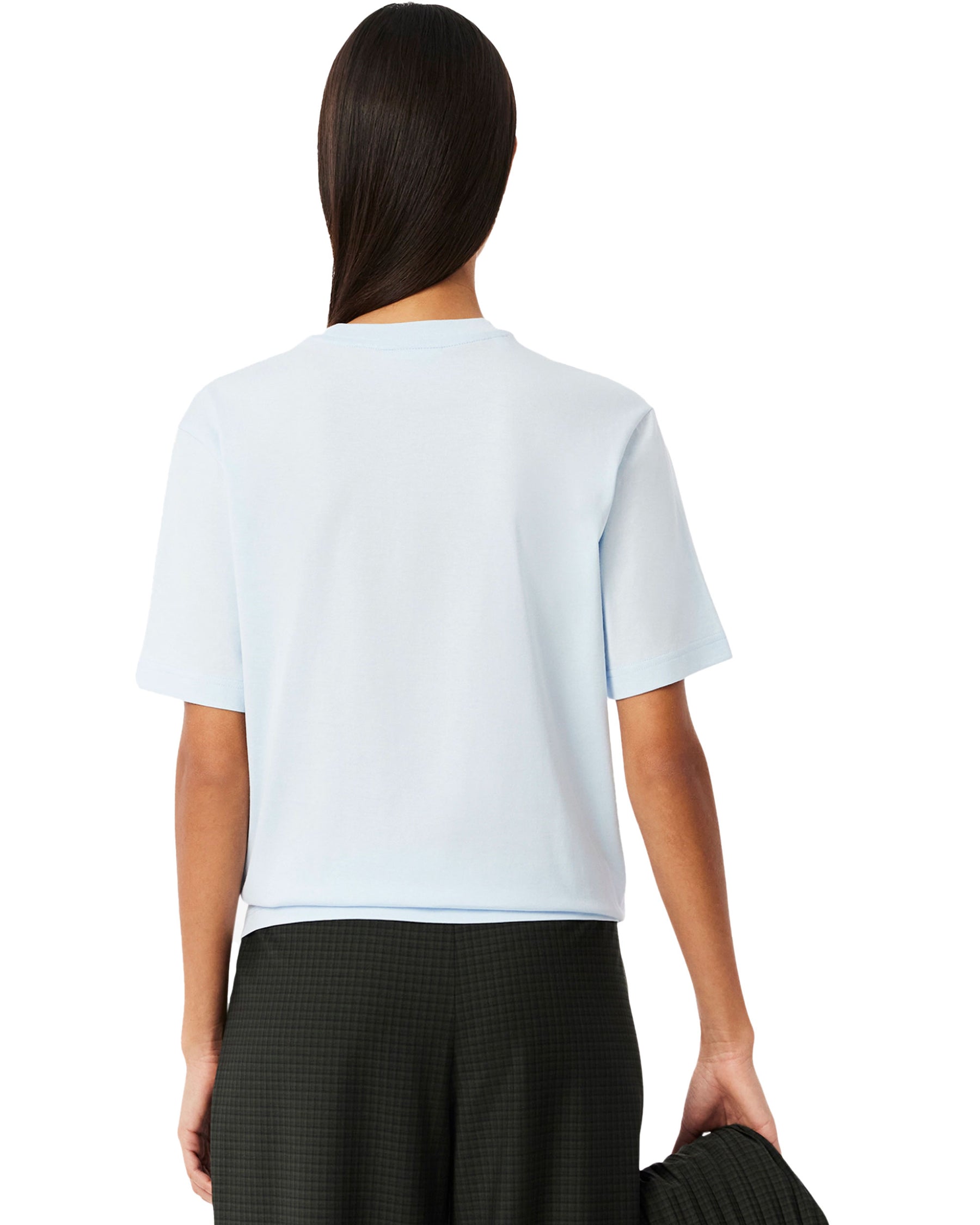 T-Shirt Donna Lacoste Celeste
