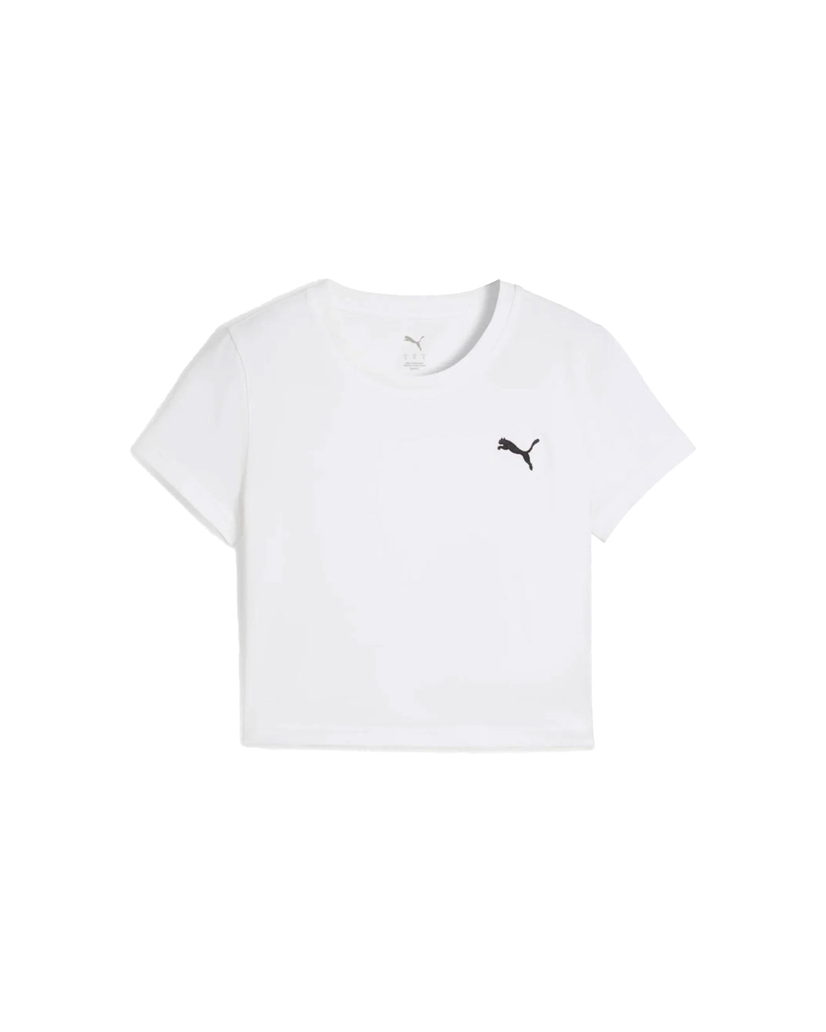 Woman's Puma Wardrobe Ess Baby Tee White