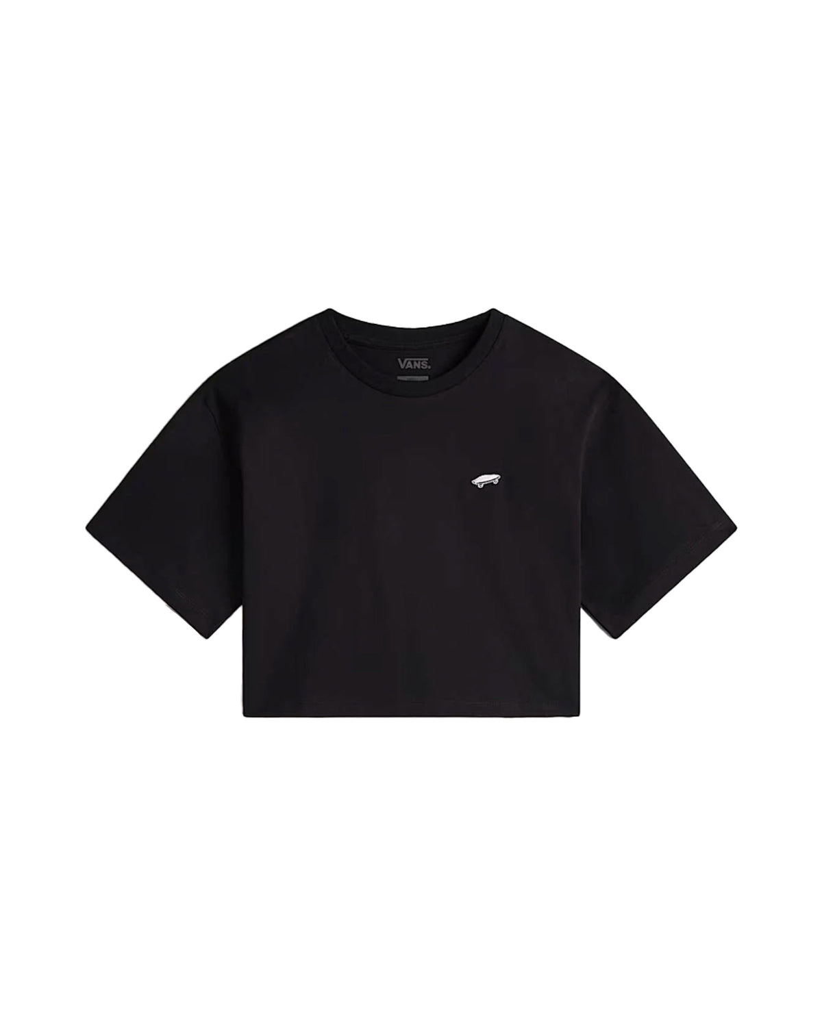 T-Shirt Donna Vans Salton Relax Crop Ss Black