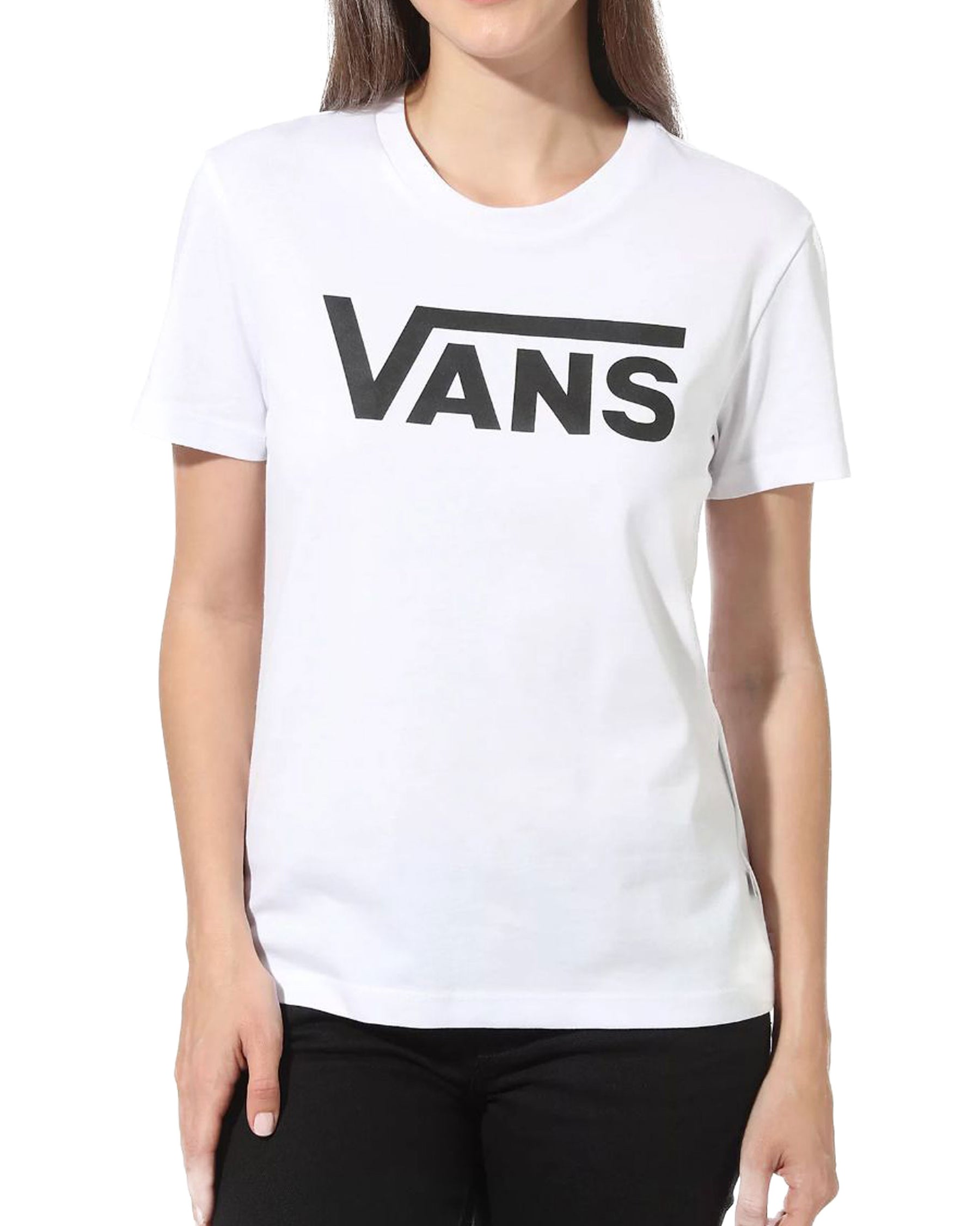 Woman Tee Vans Wm Flying V Crew White