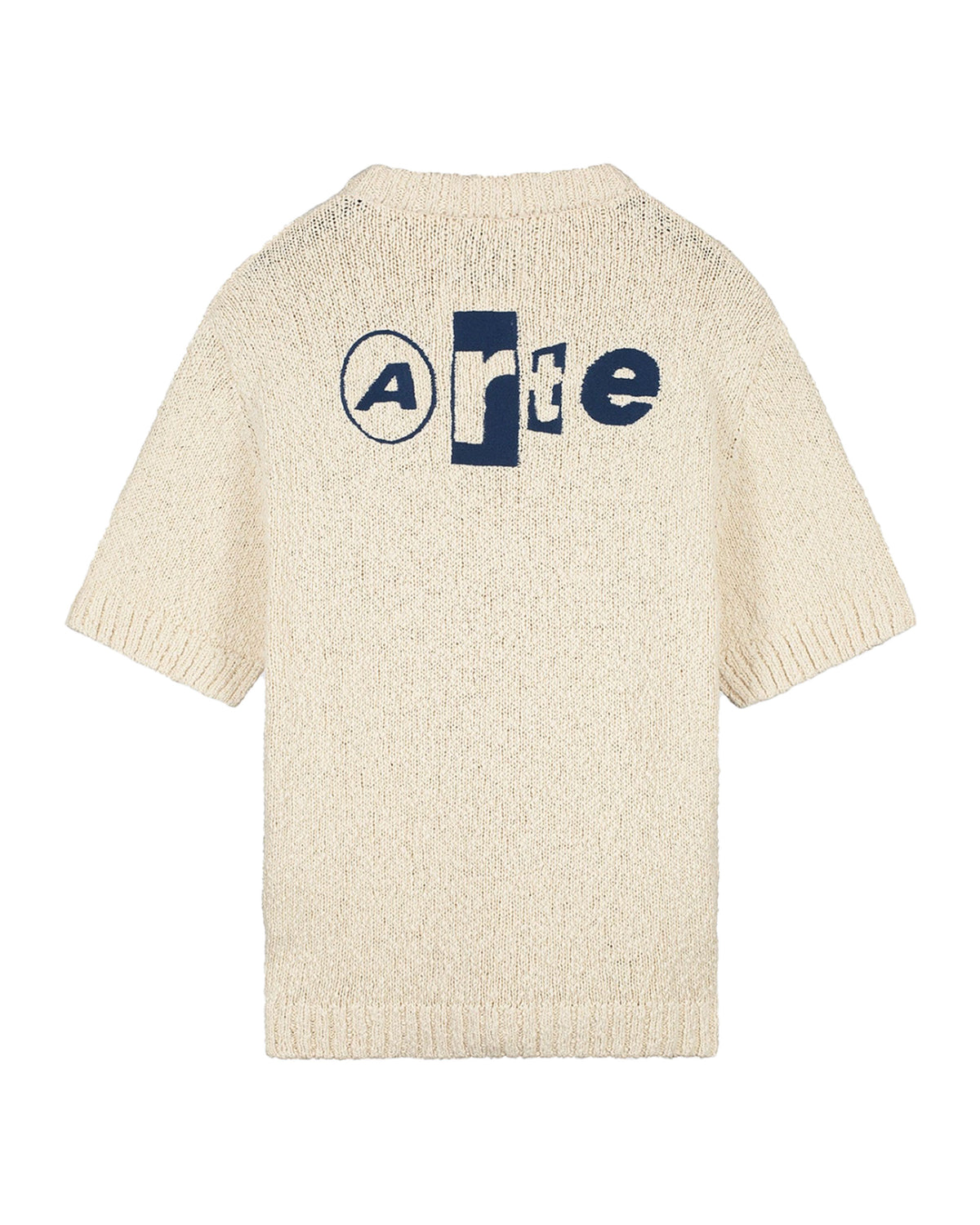 Knit Art Antwerp Logo T-Shirt Cream