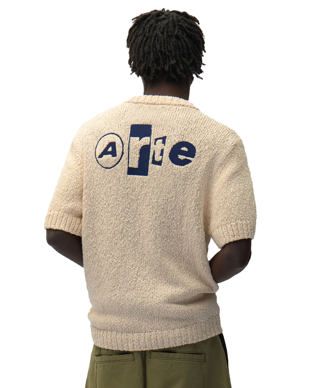 Knit Art Antwerp Logo T-Shirt Cream